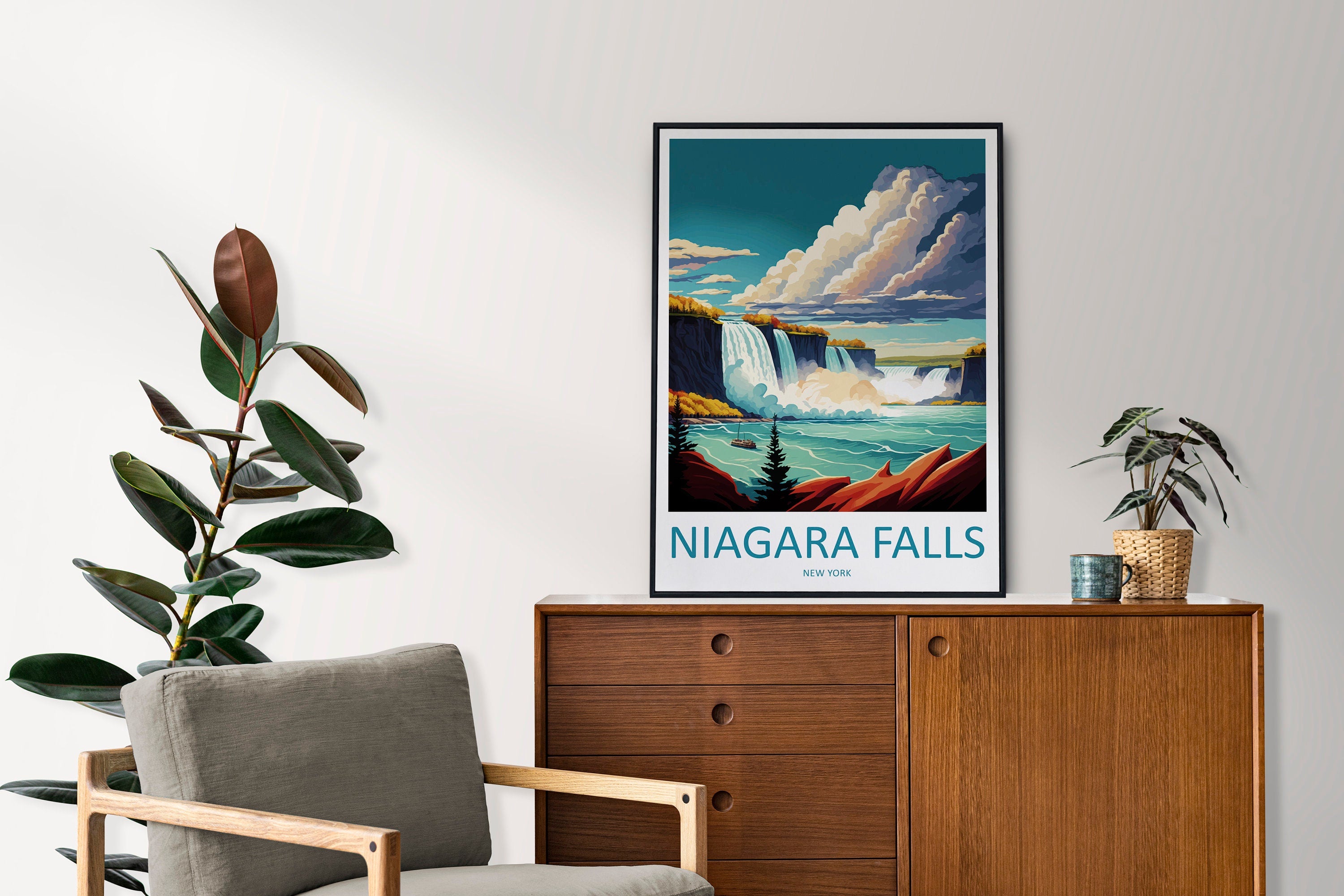 Niagara Falls Travel Print