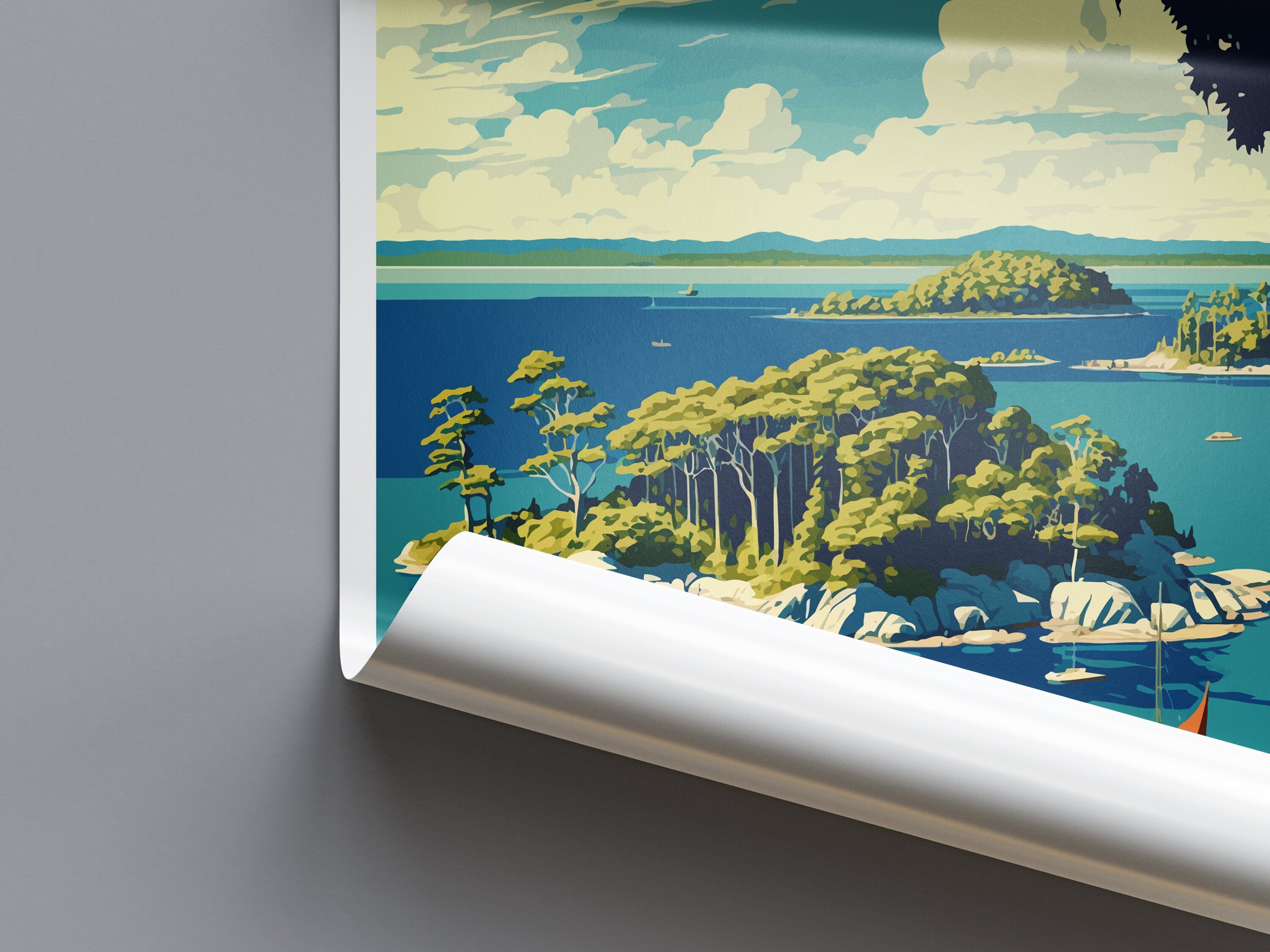 Thousand Islands Travel Print