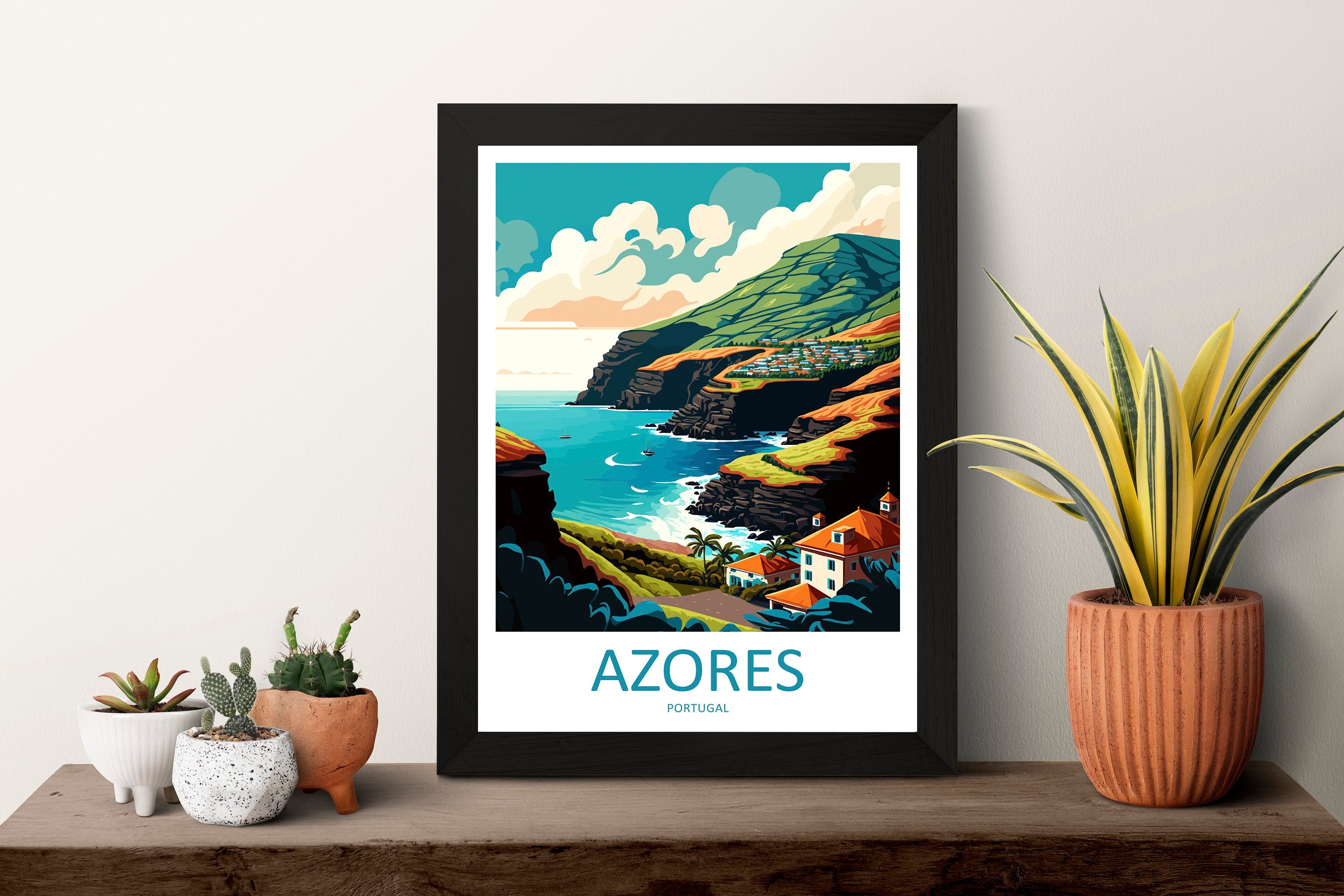 Azores Travel Print