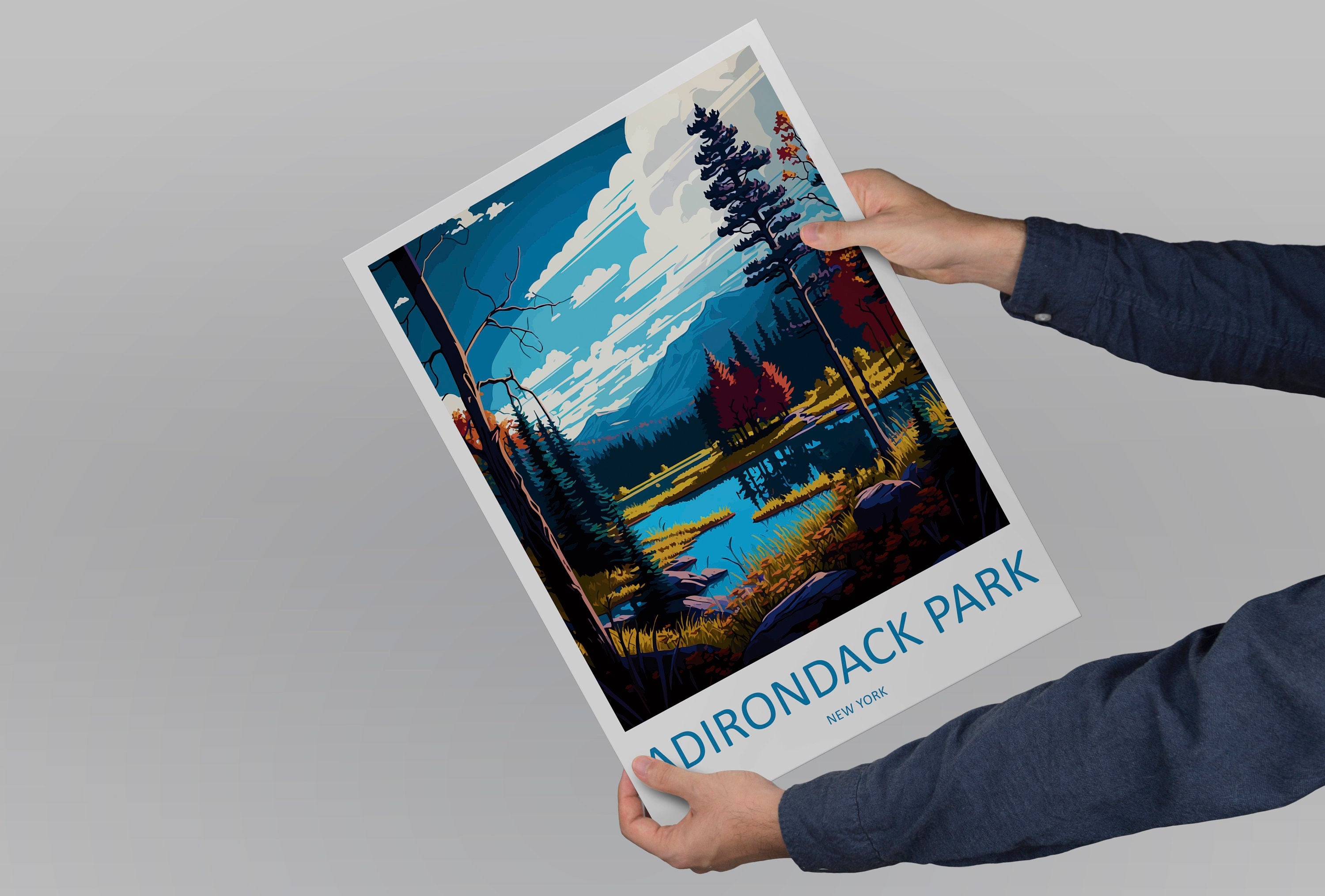 Adirondack Park Travel Print