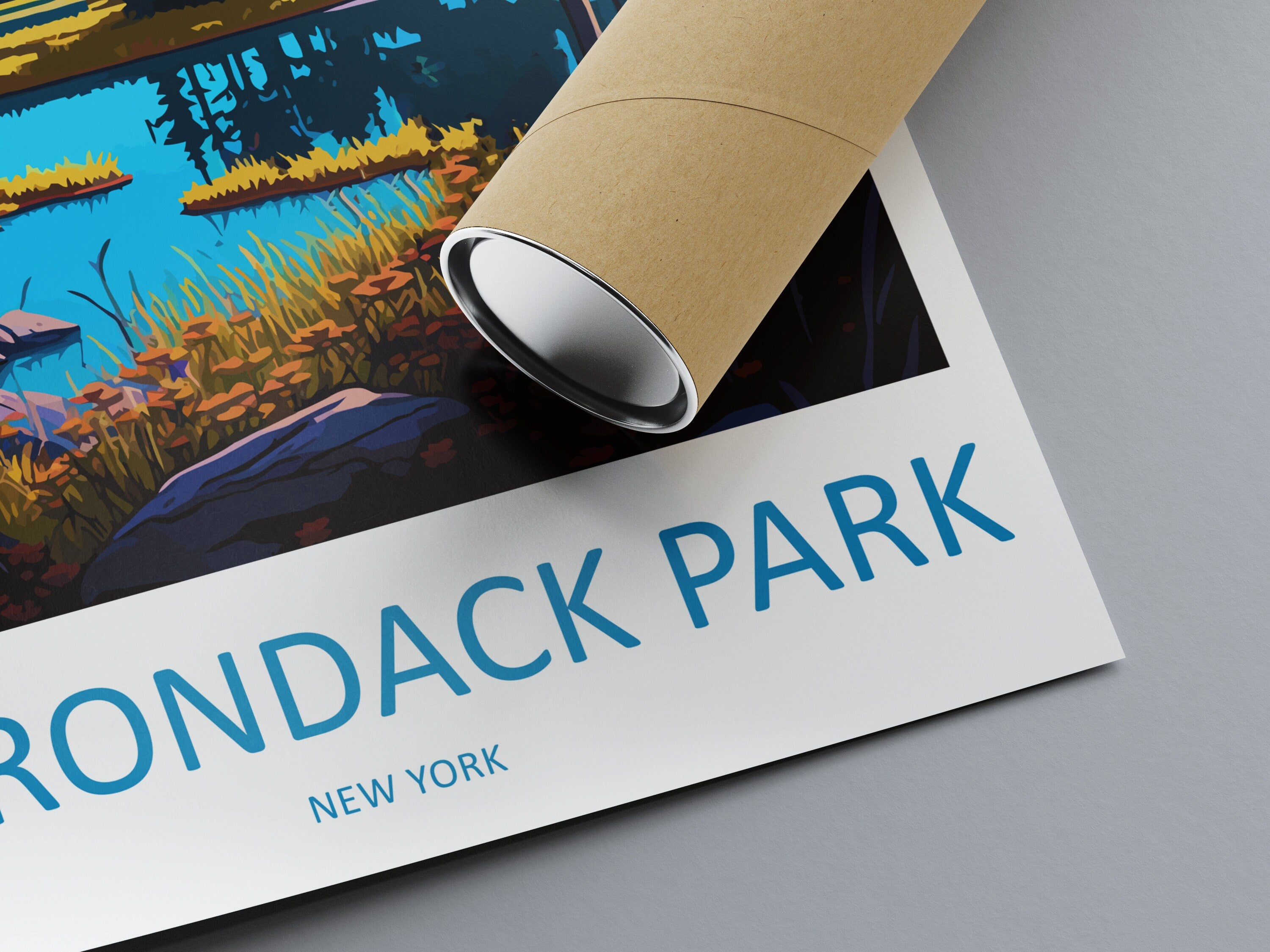 Adirondack Park Travel Print