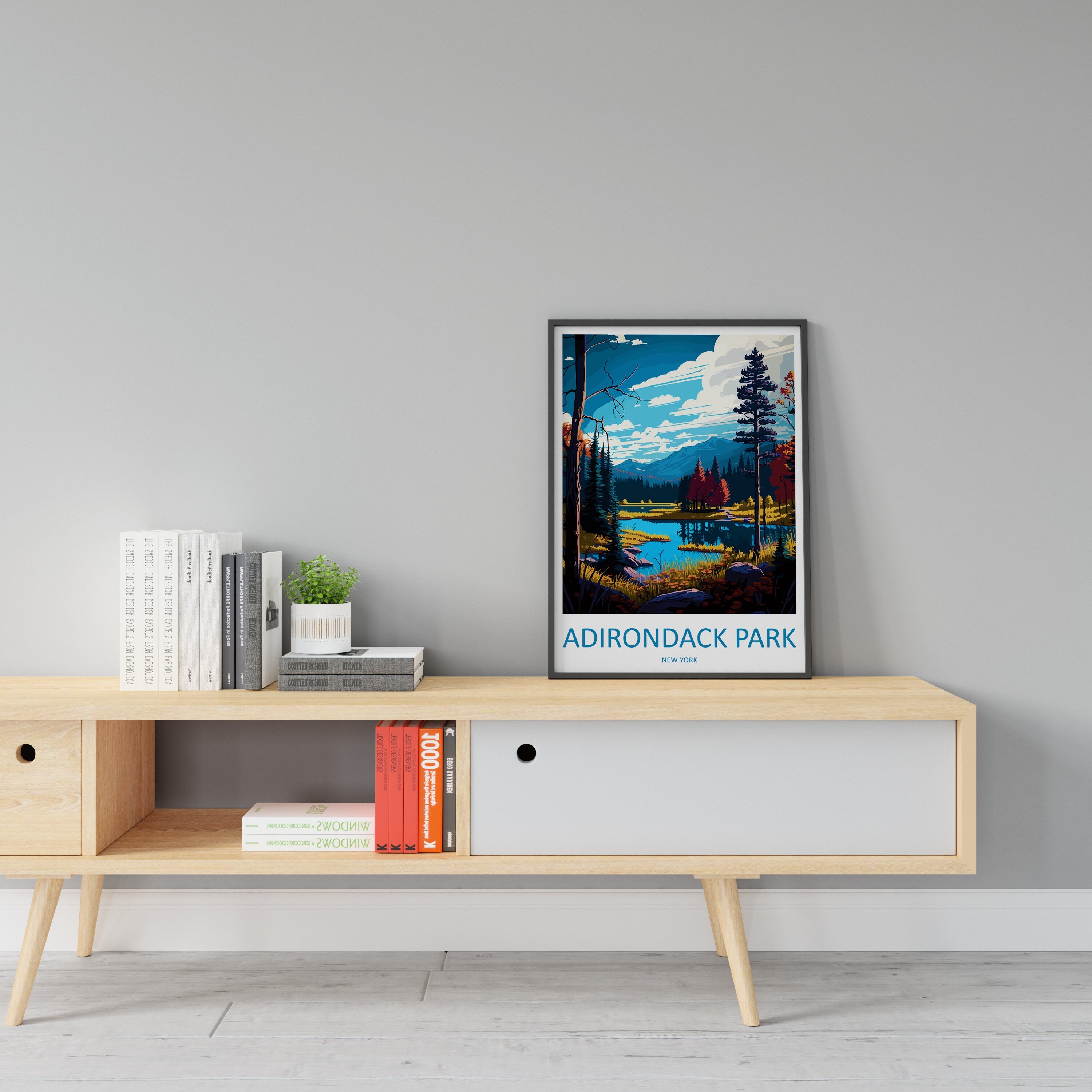 Adirondack Park Travel Print