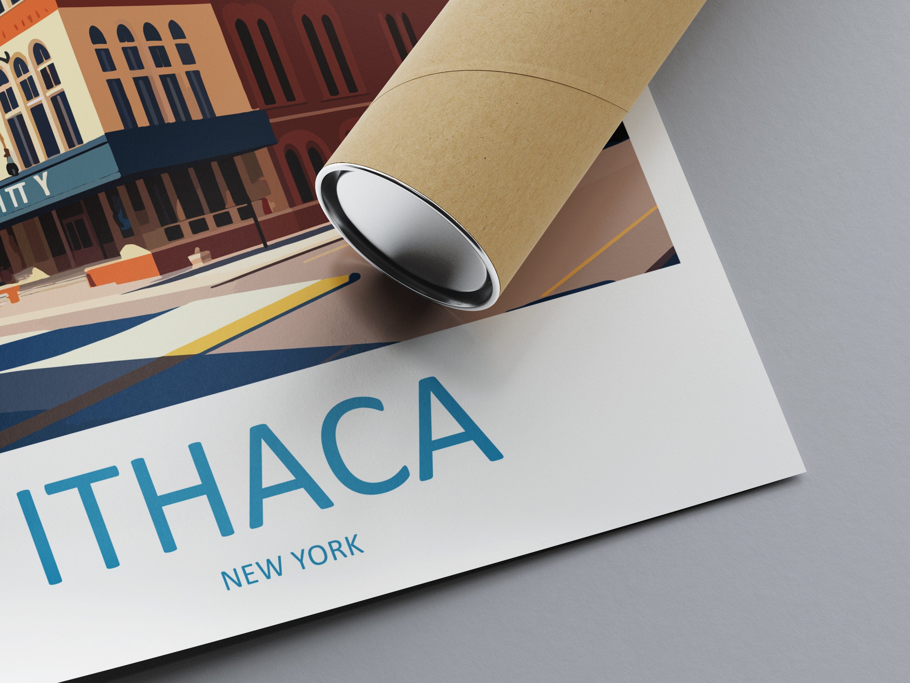 Ithaca Travel Print