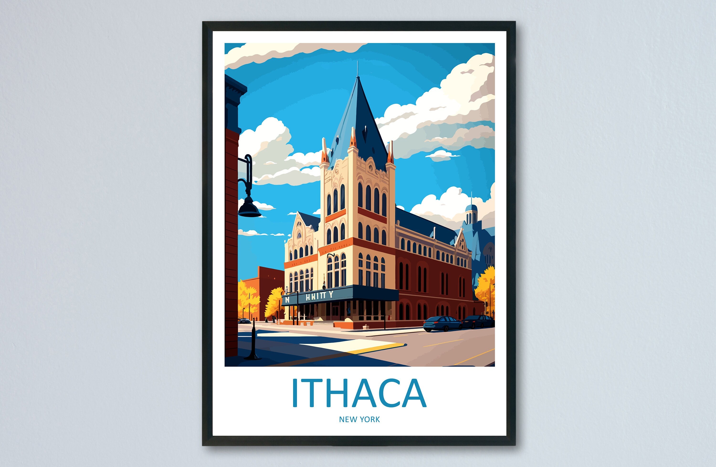 Ithaca Travel Print