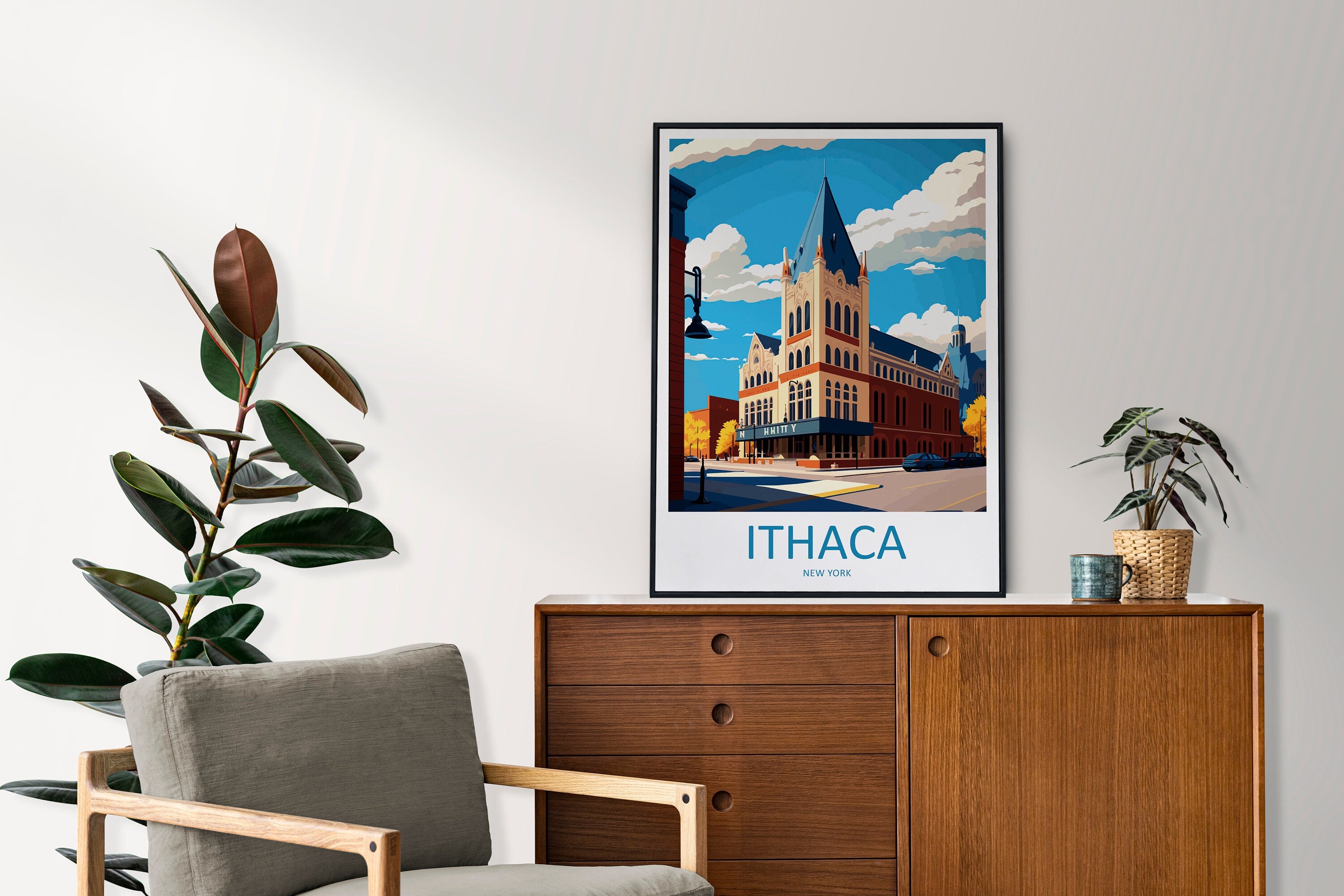 Ithaca Travel Print