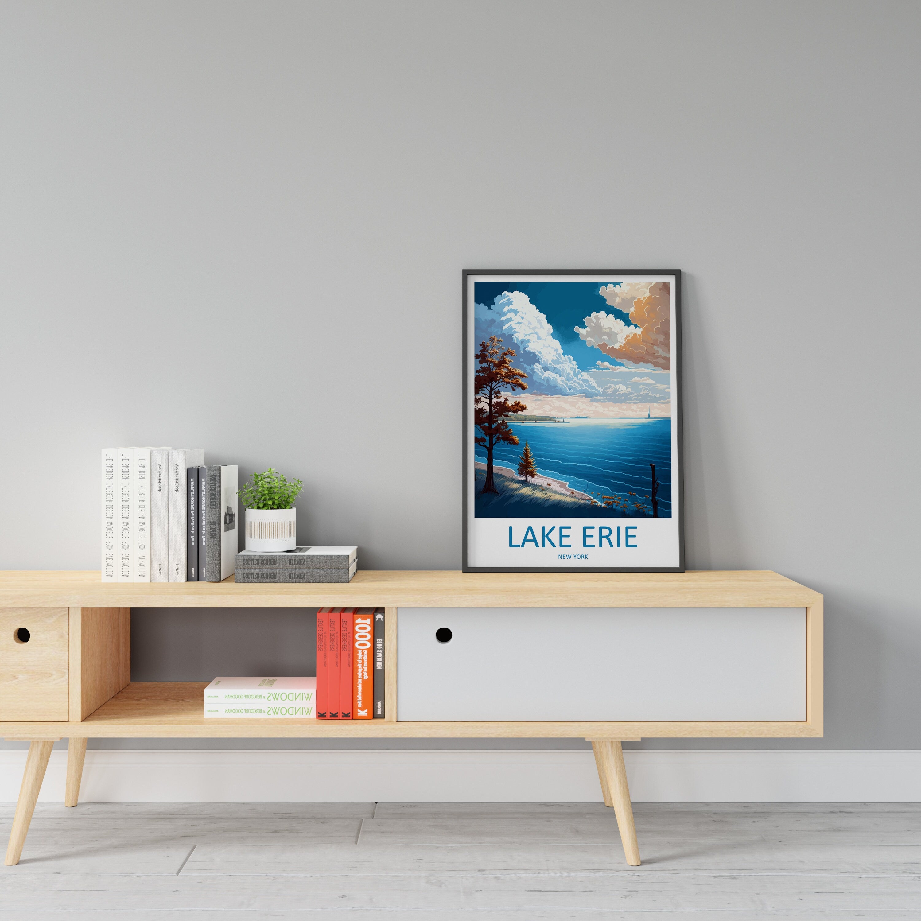 Lake Erie Travel Print