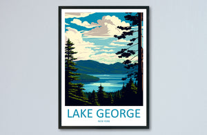 Lake George Travel Print