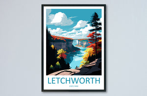 Letchworth State Park Travel Print