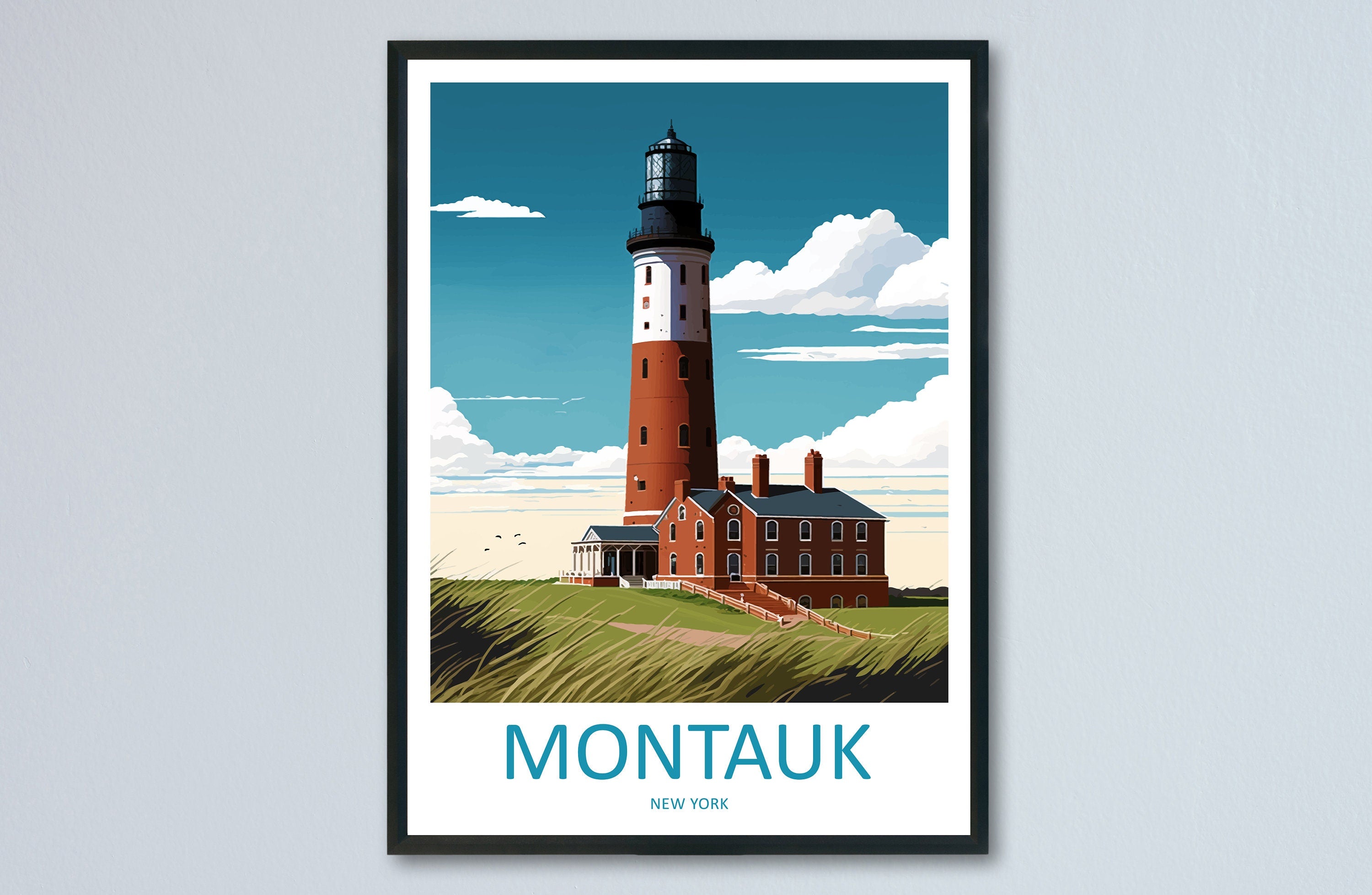 Montauk Travel Print