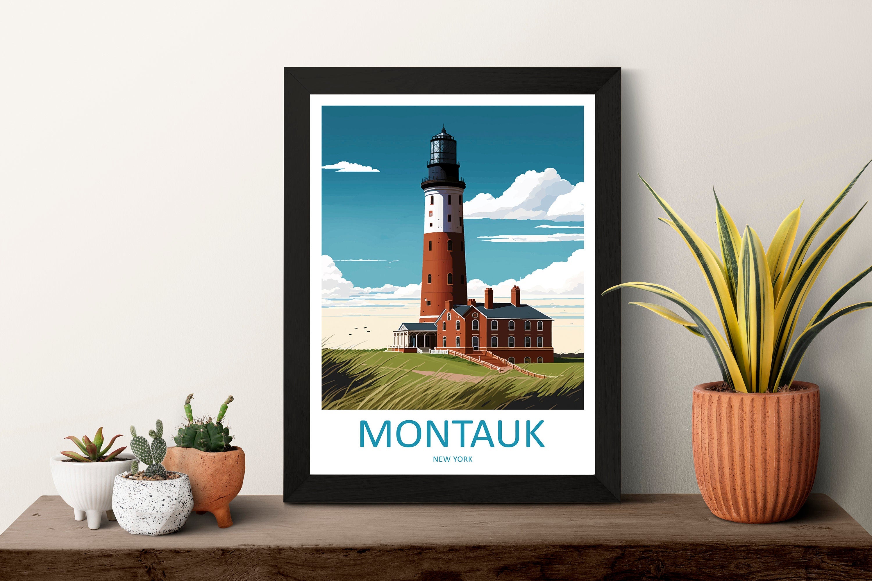 Montauk Travel Print