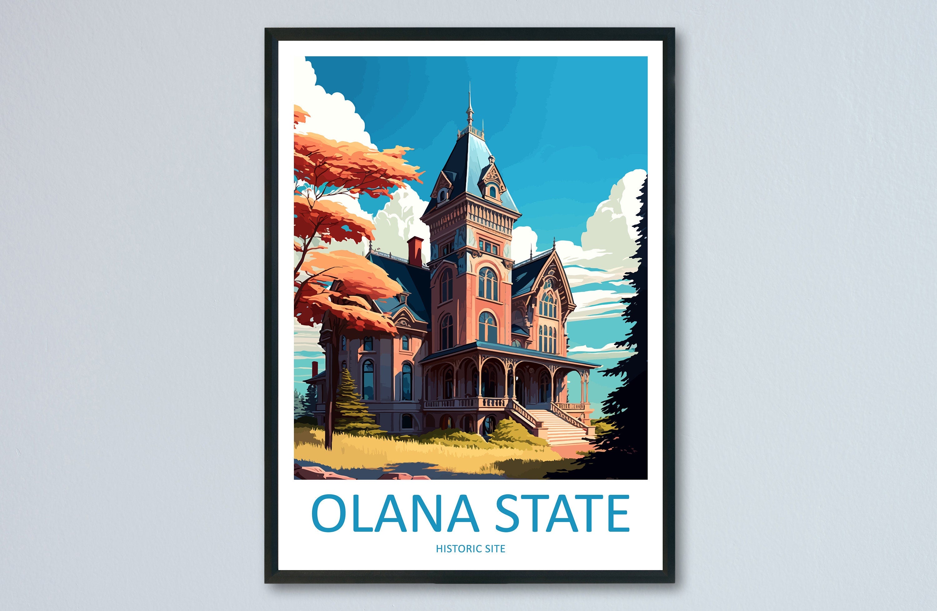 Olana State Historical Site Travel Print