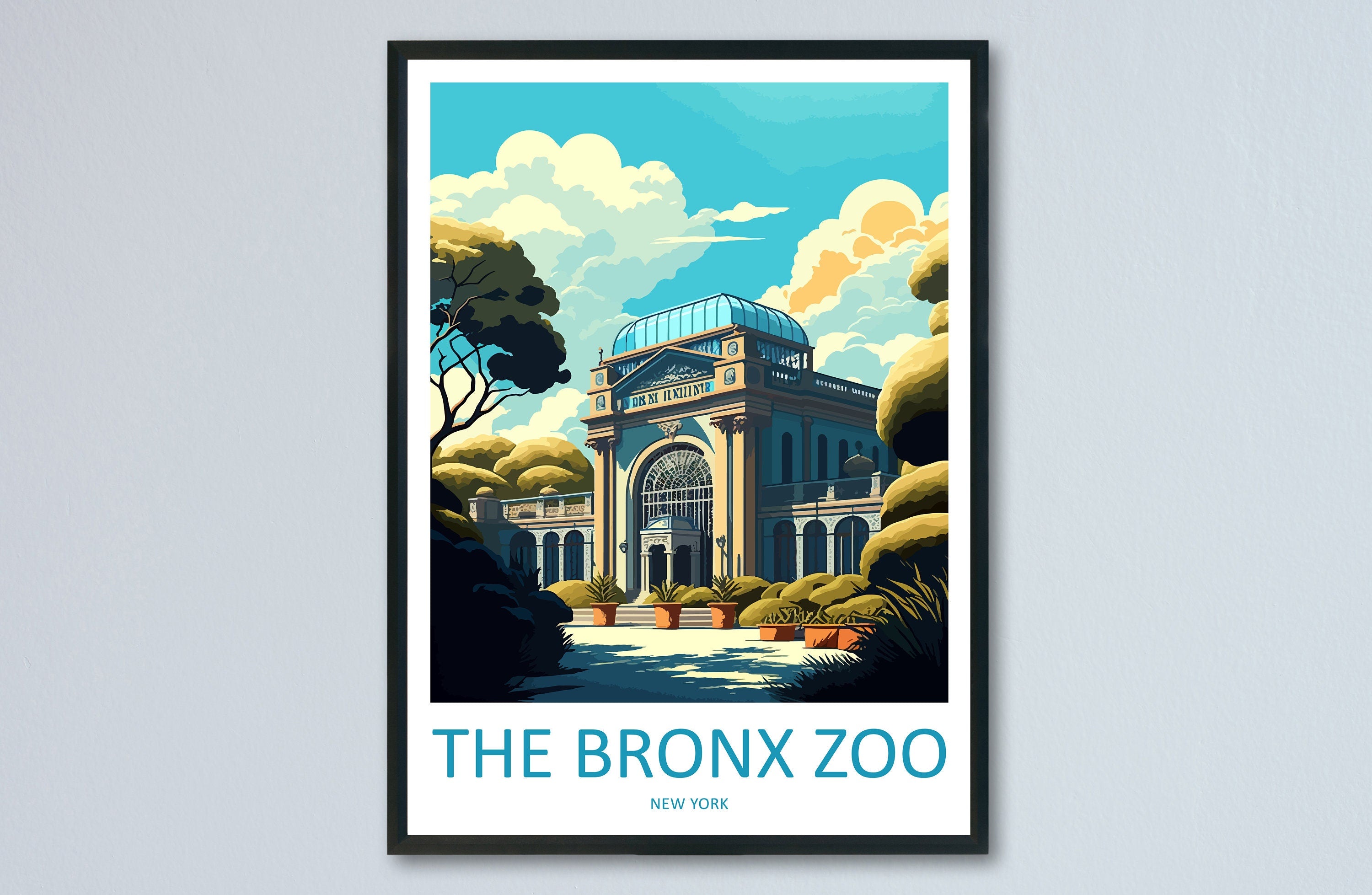 The Bronx Zoo Travel Print