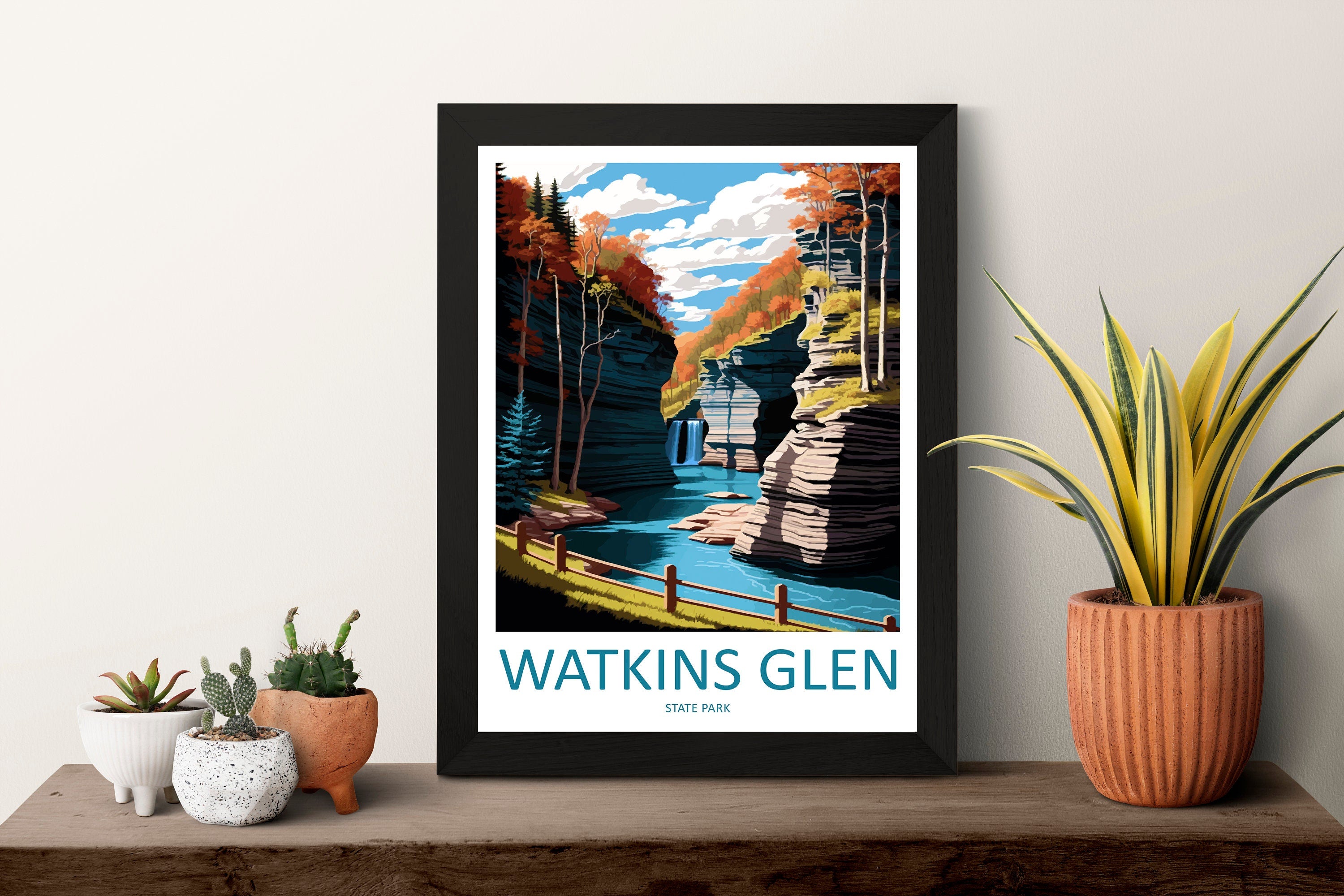 Watkins Glen State Park Travel Print