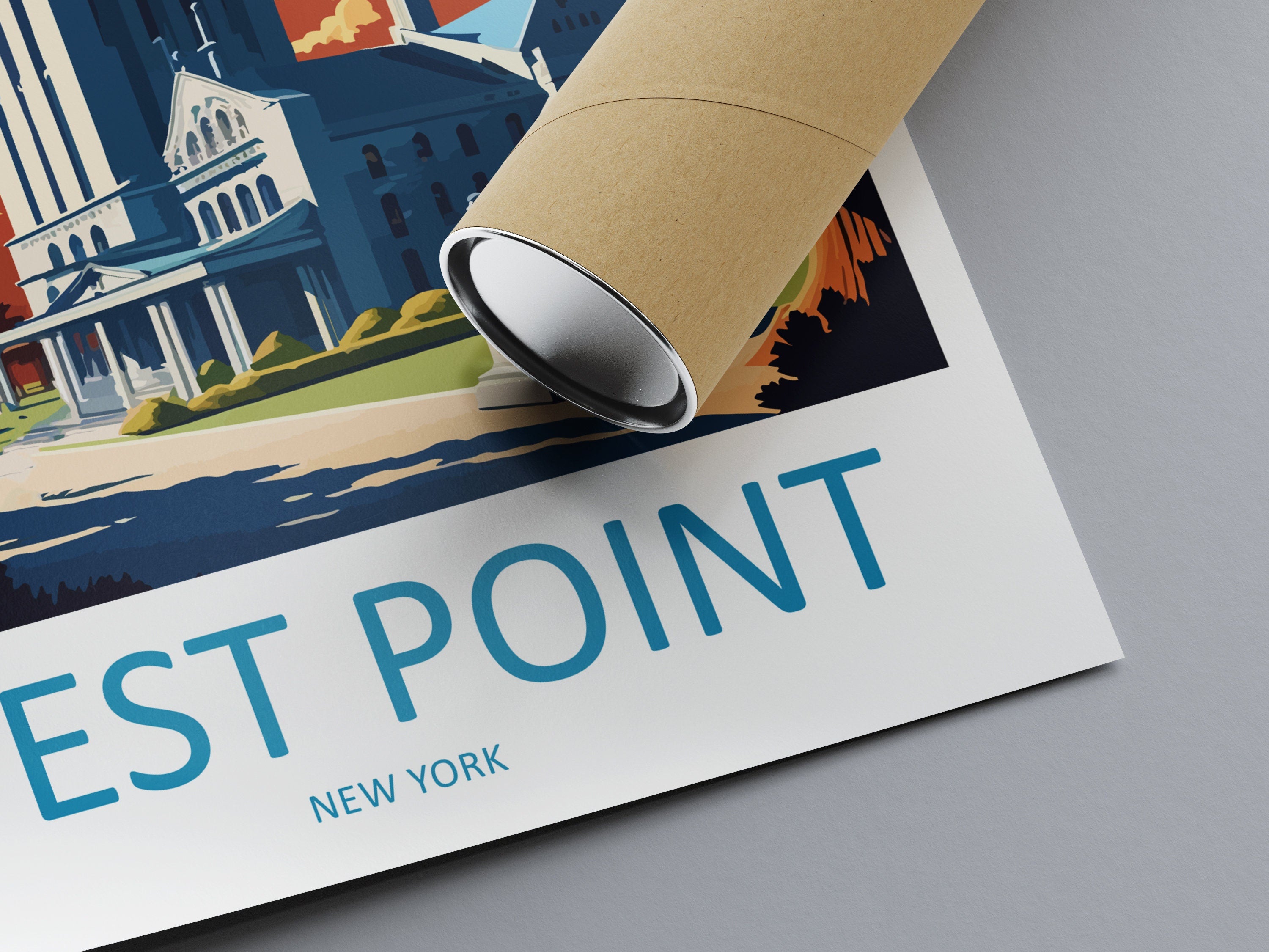 West Point Travel Print