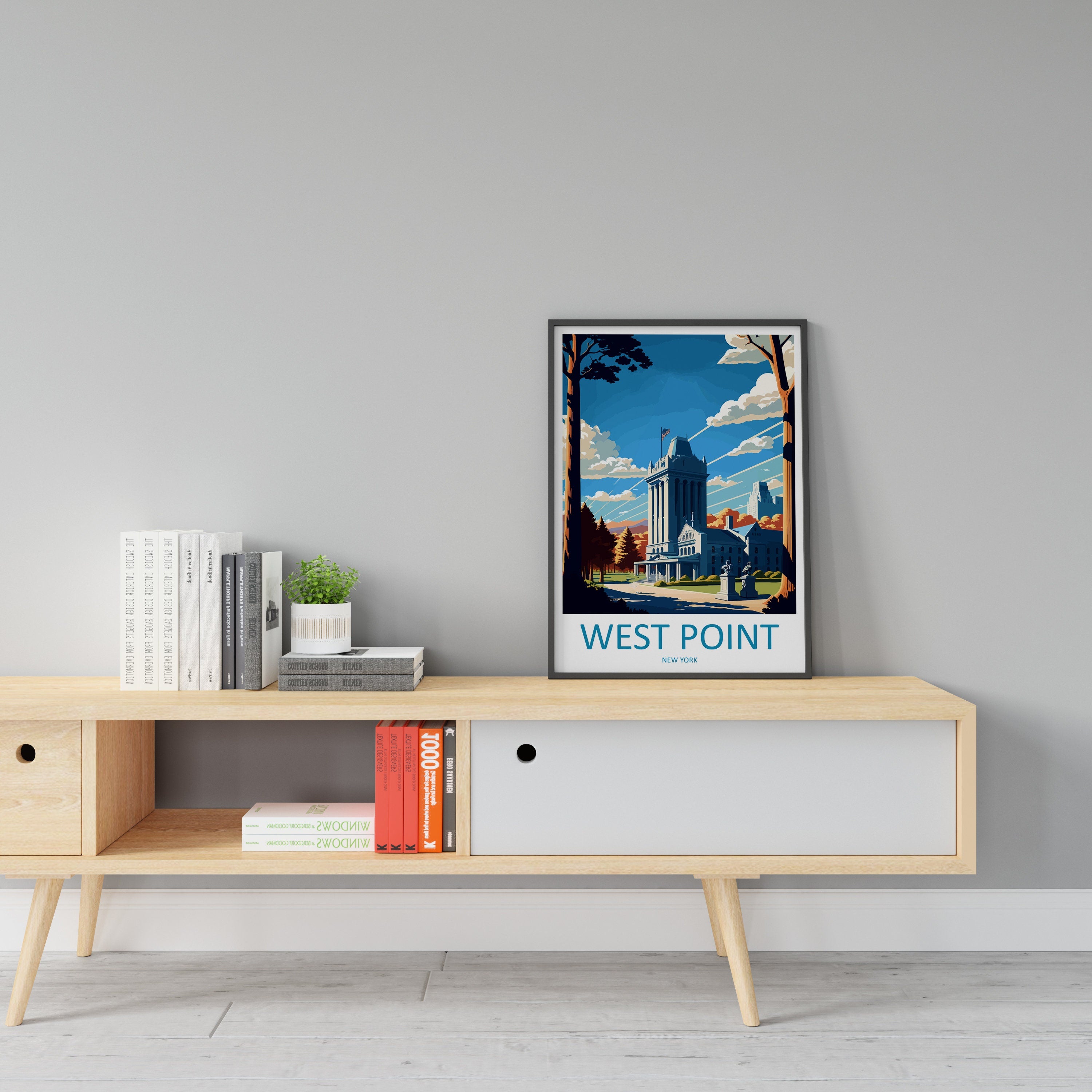 West Point Travel Print