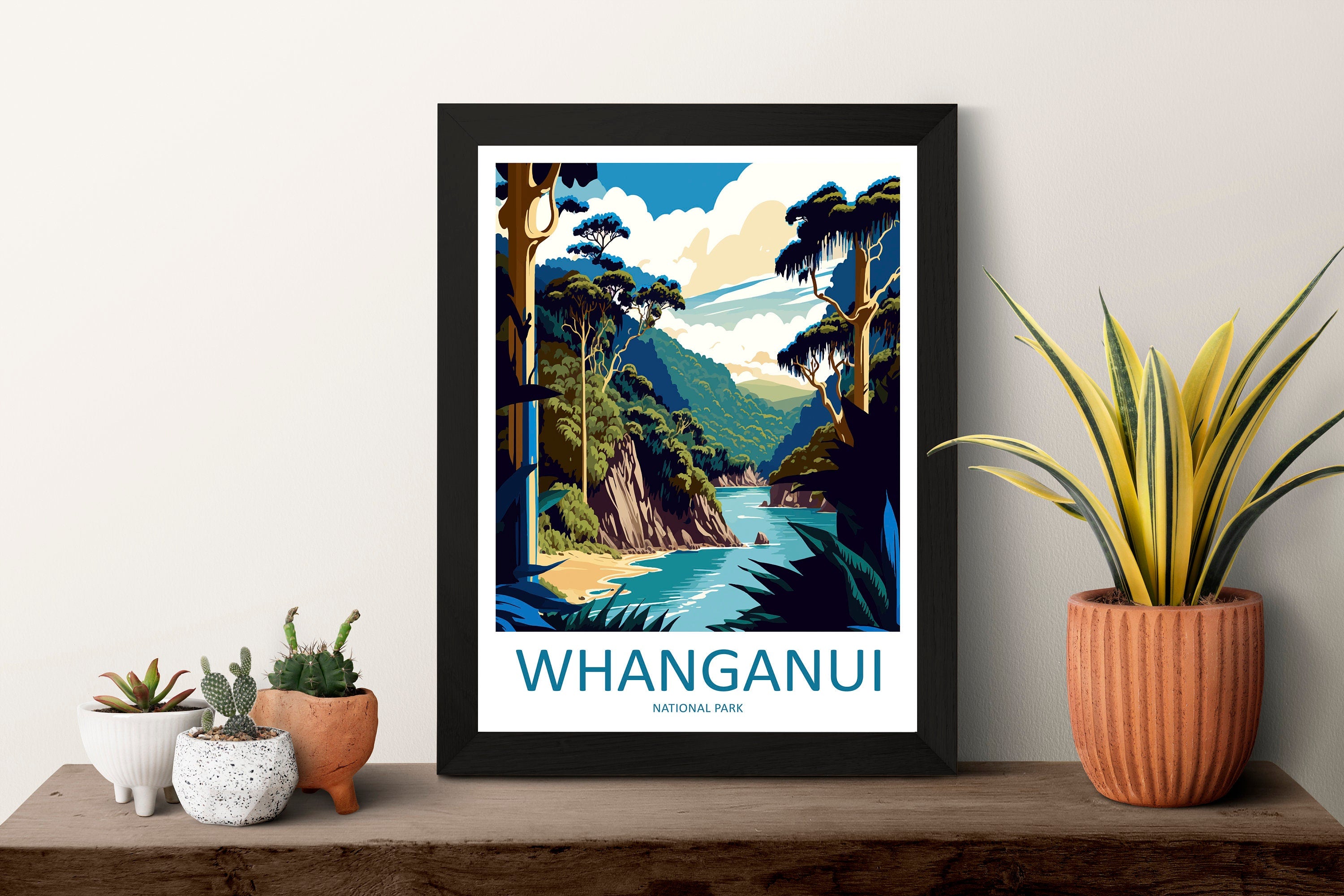 Whanganui National Park Travel Print