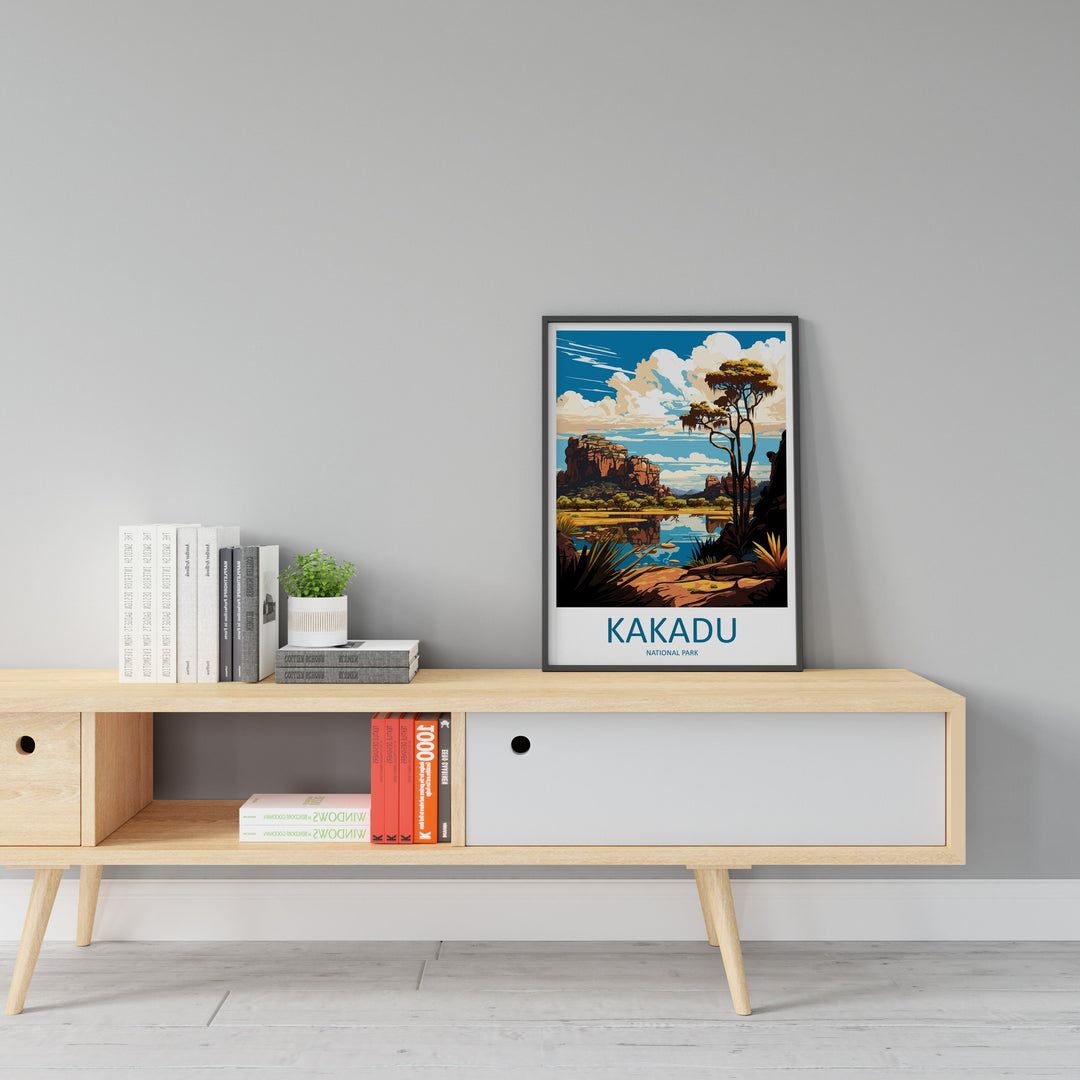 Kakadu National Park Travel Print Wall Art Kakadu Wall Hanging Home Décor Kakadu Gift Art Lovers Wall Art Australia Travel Print