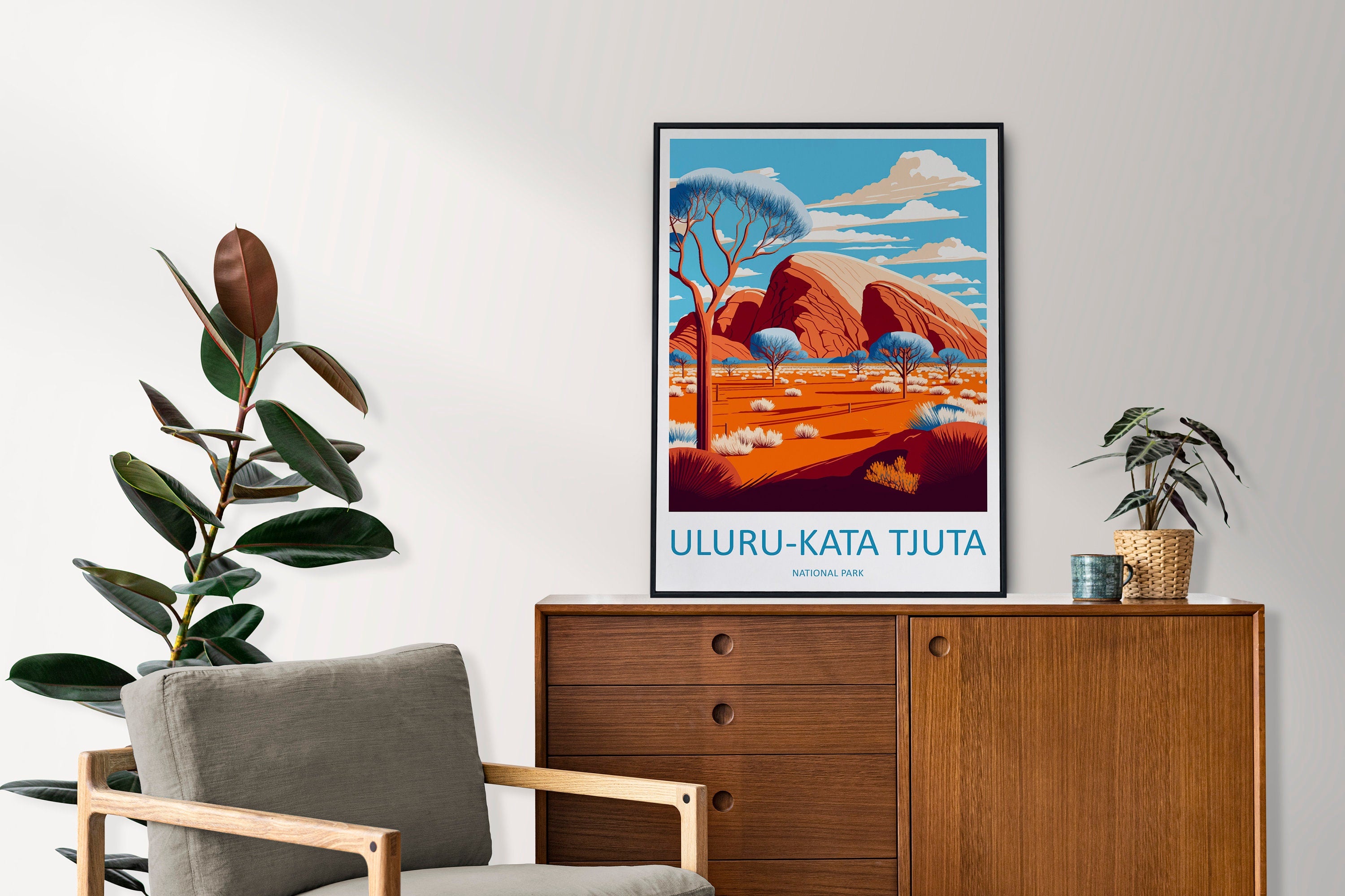 Uluṟu-Kata Tjuṯa National Park Travel Print