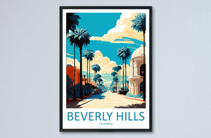 Beverly Hills Travel Print