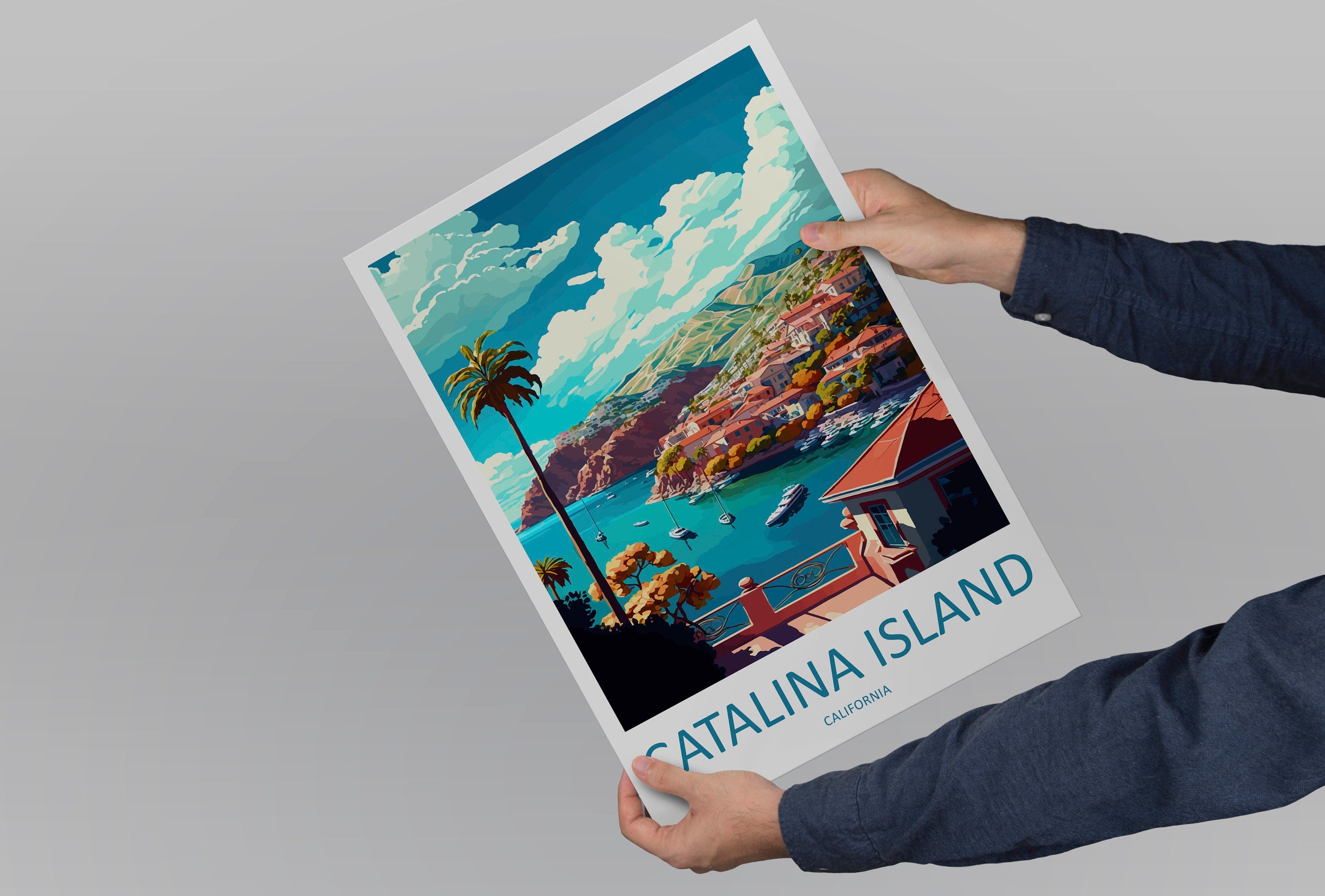 Catalina Island Travel Print