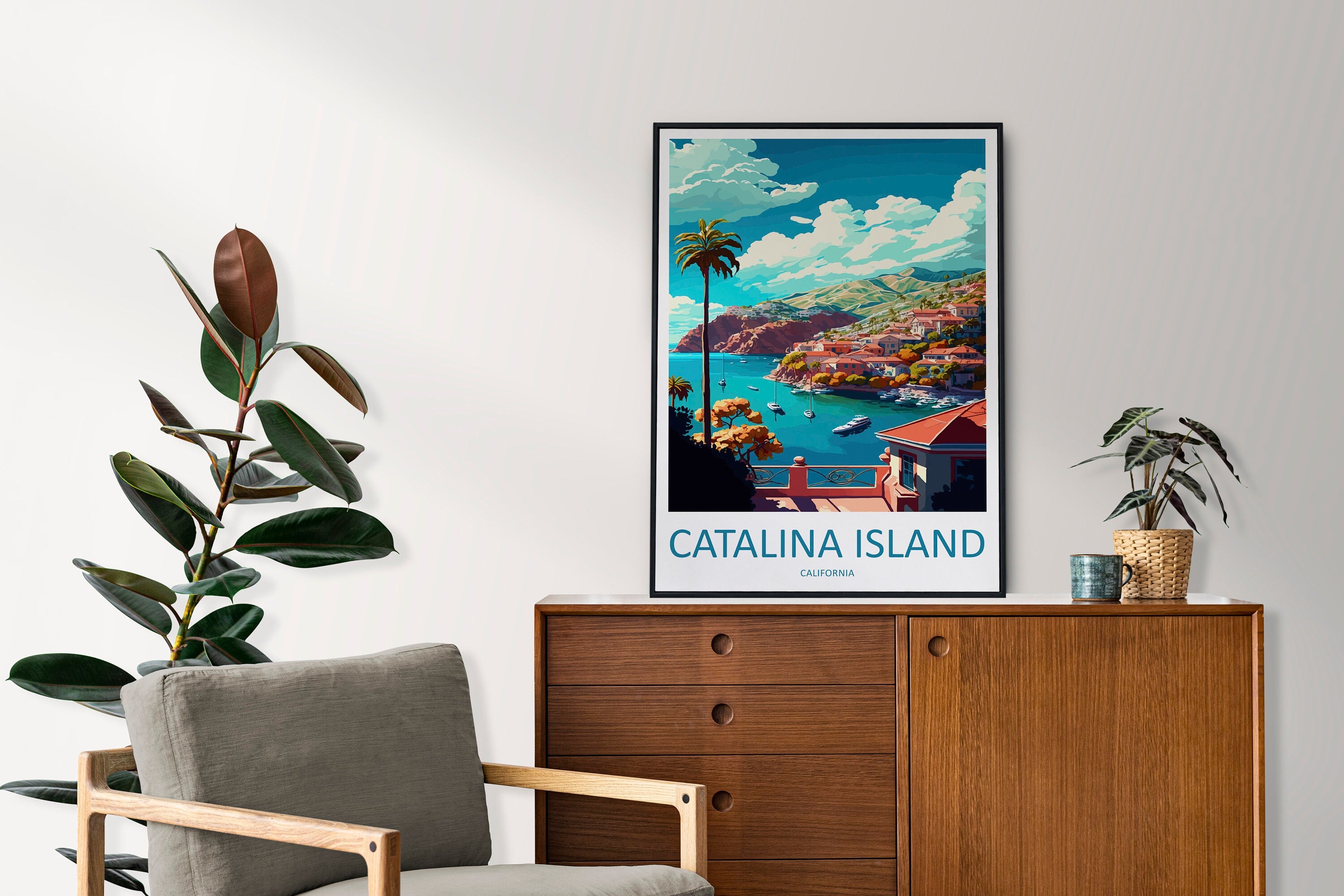 Catalina Island Travel Print