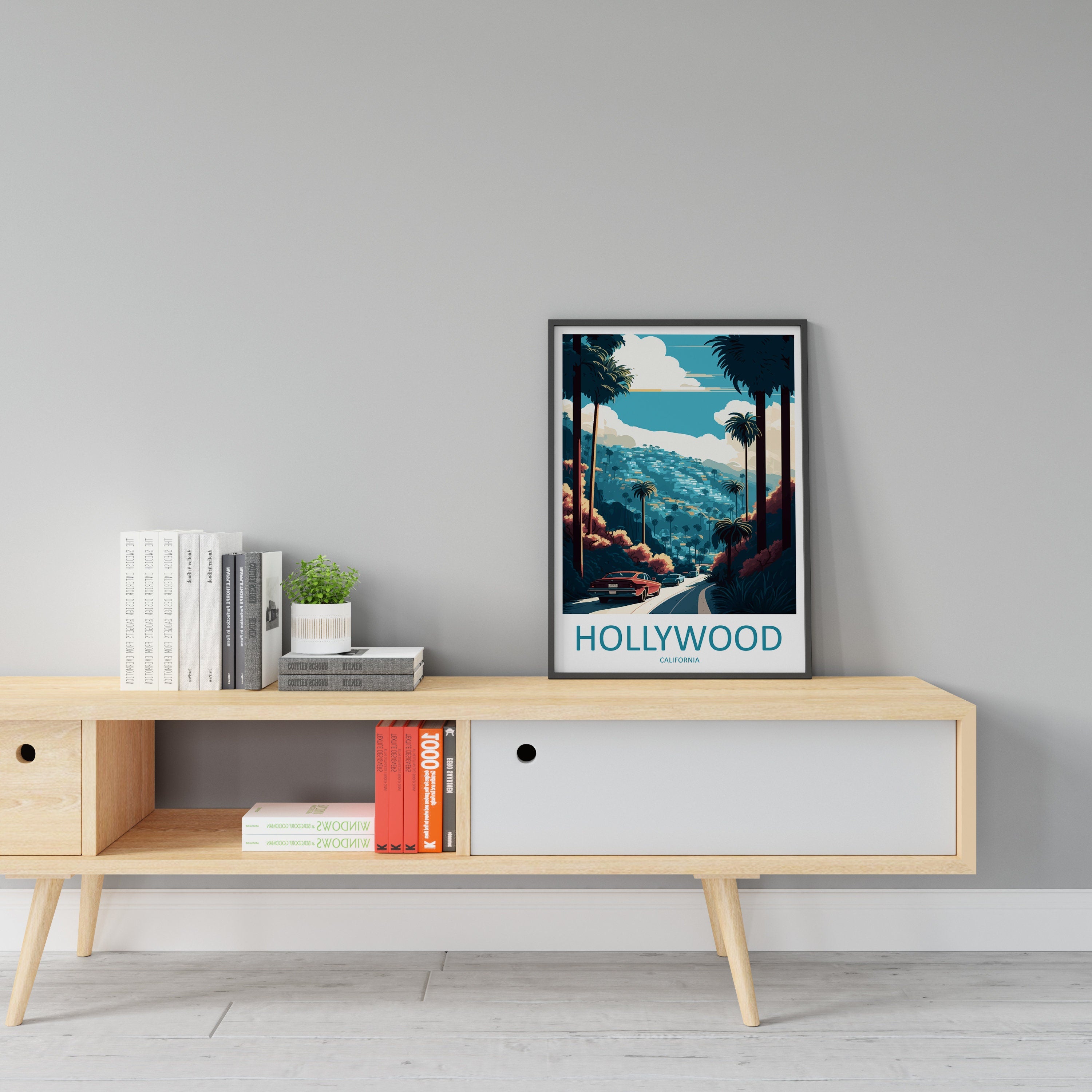 Hollywood Travel Print