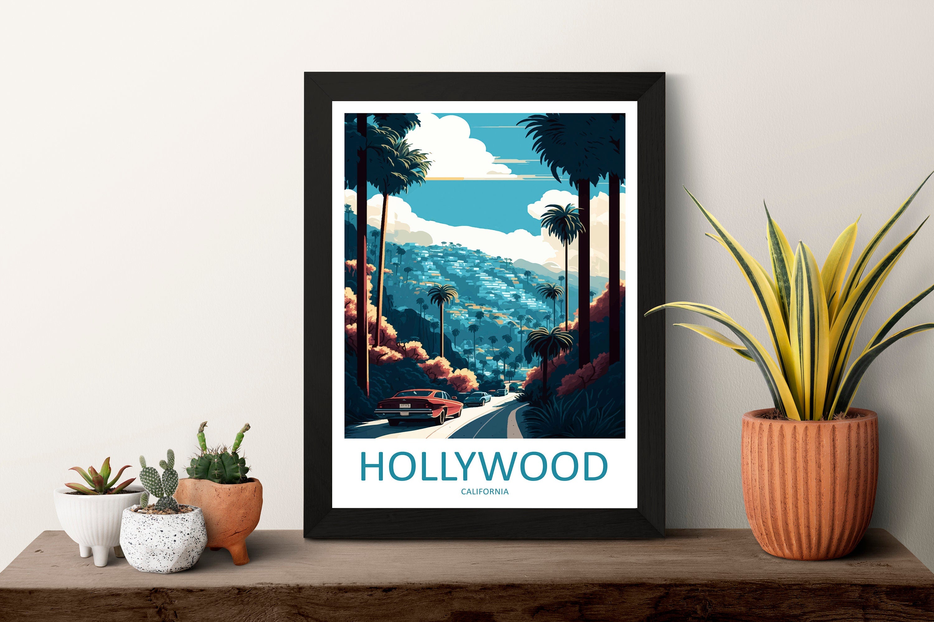 Hollywood Travel Print