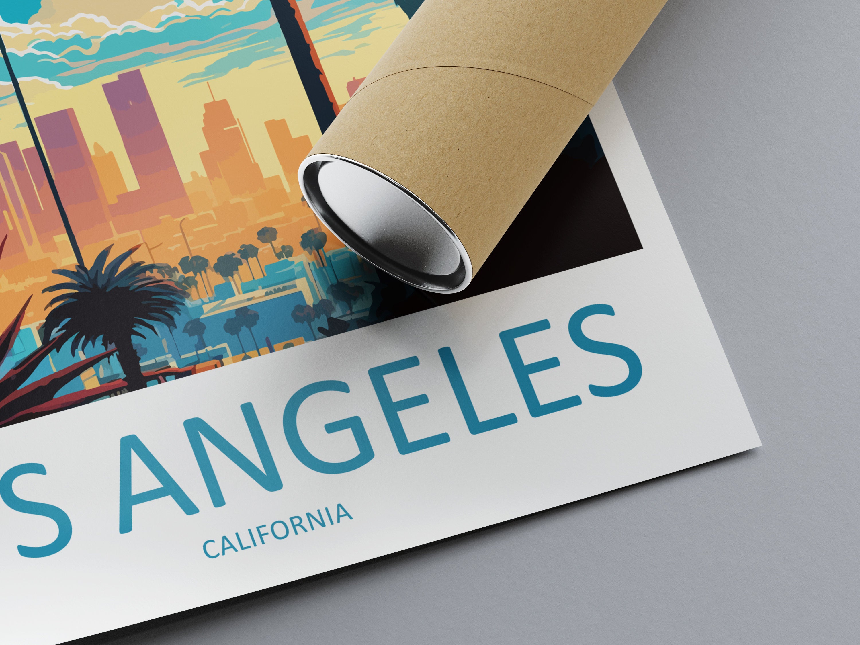 Los Angeles Travel Print