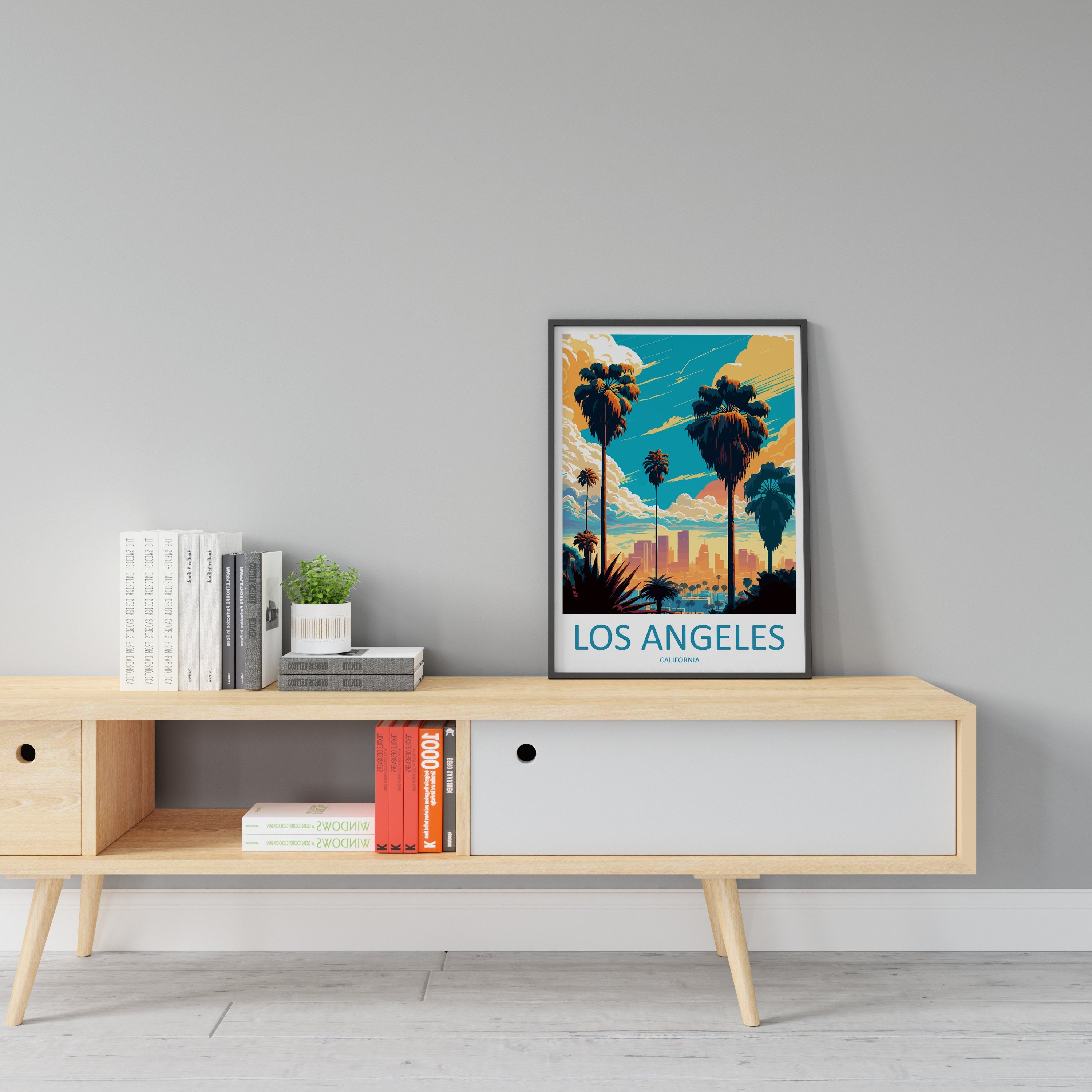 Los Angeles Travel Print