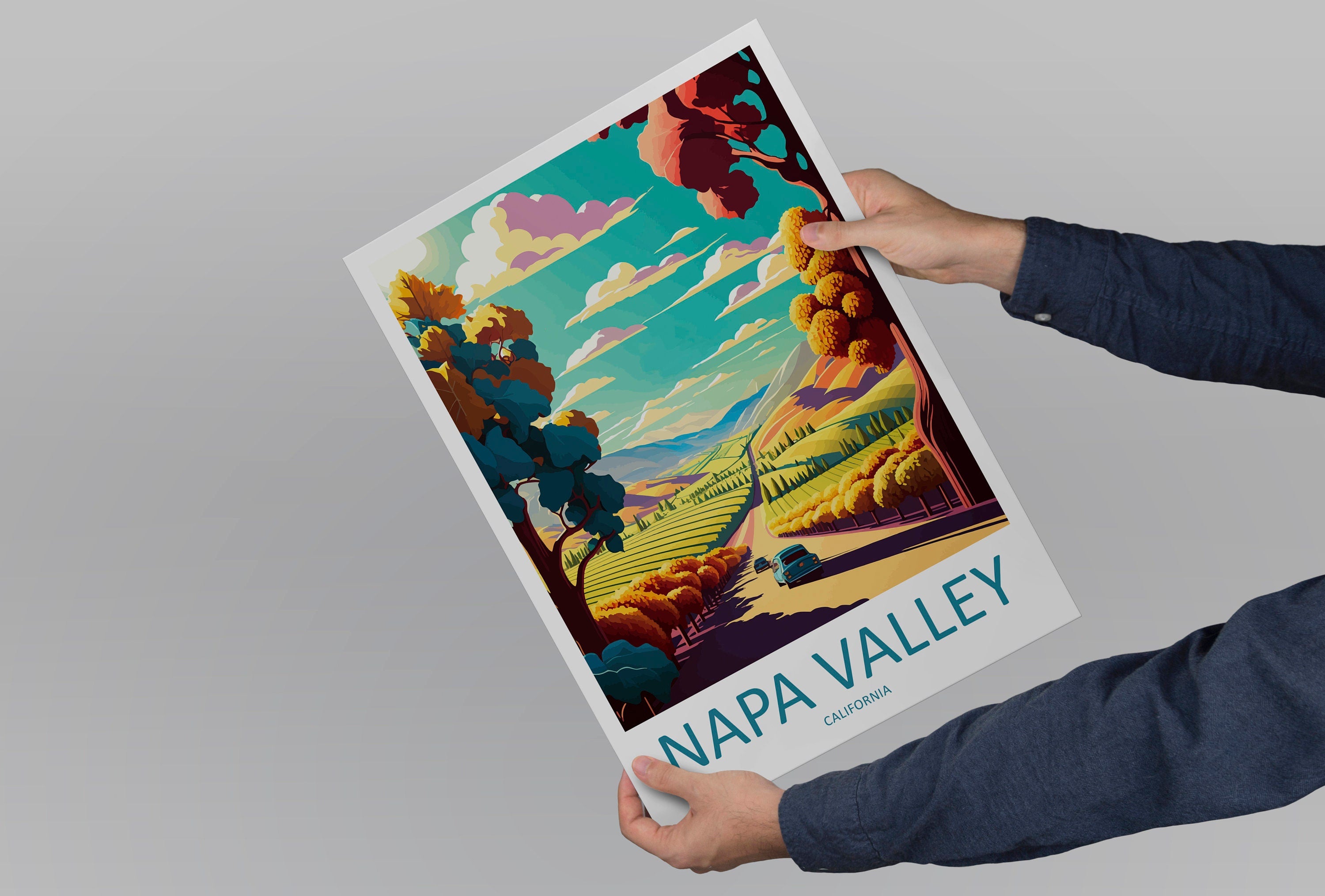 Napa Valley Travel Print