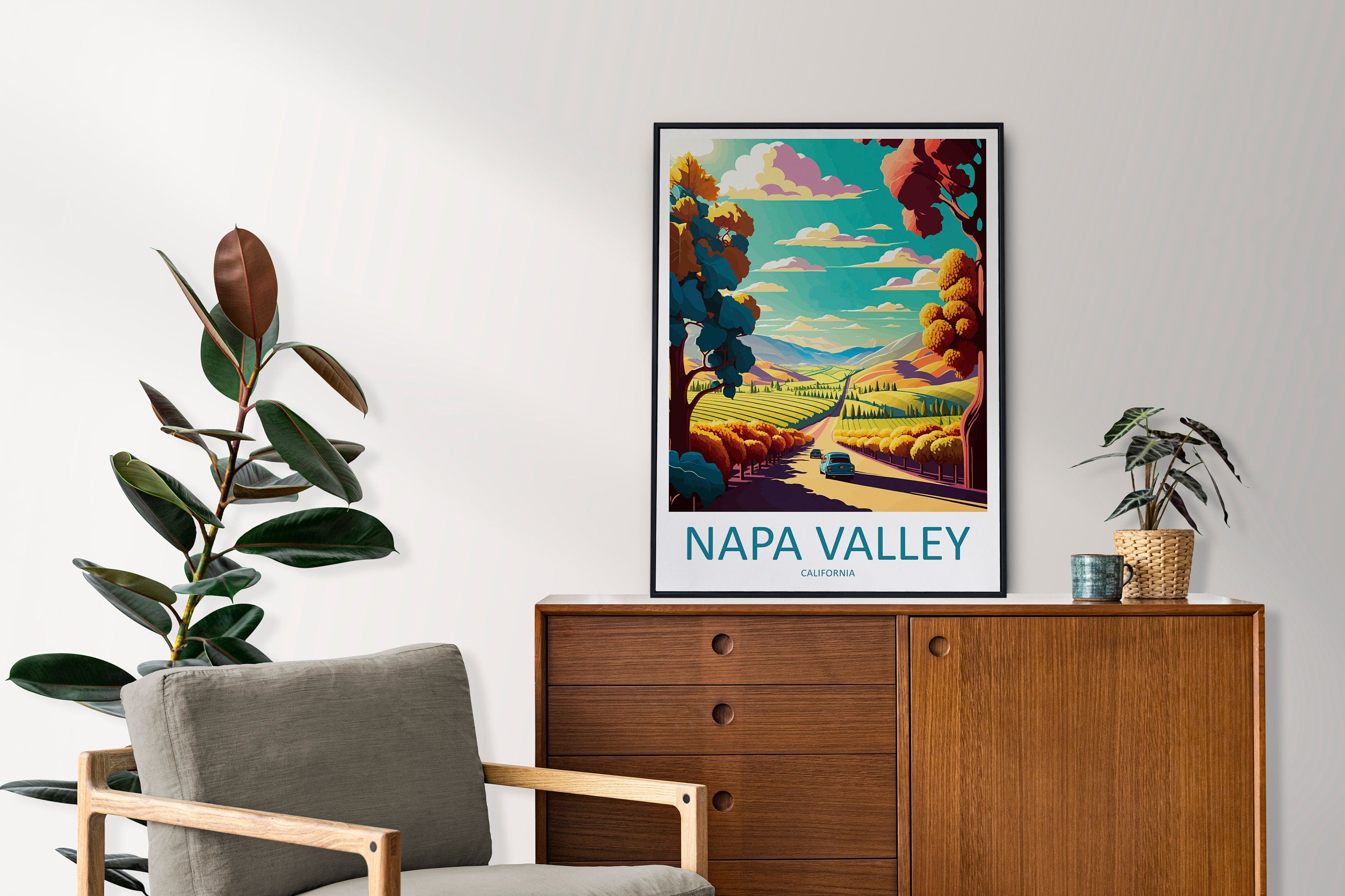 Napa Valley Travel Print