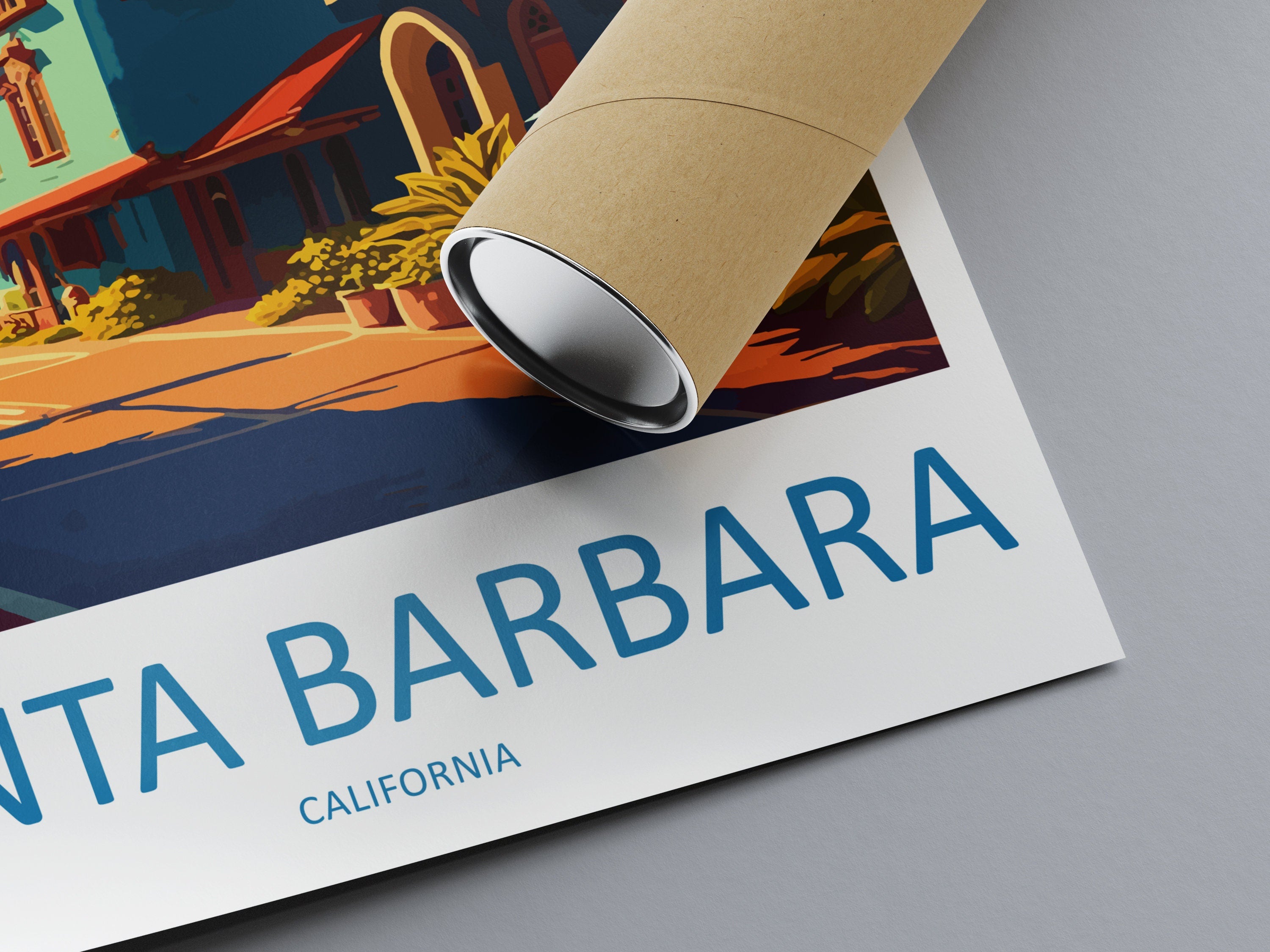 Santa Barbara Travel Print