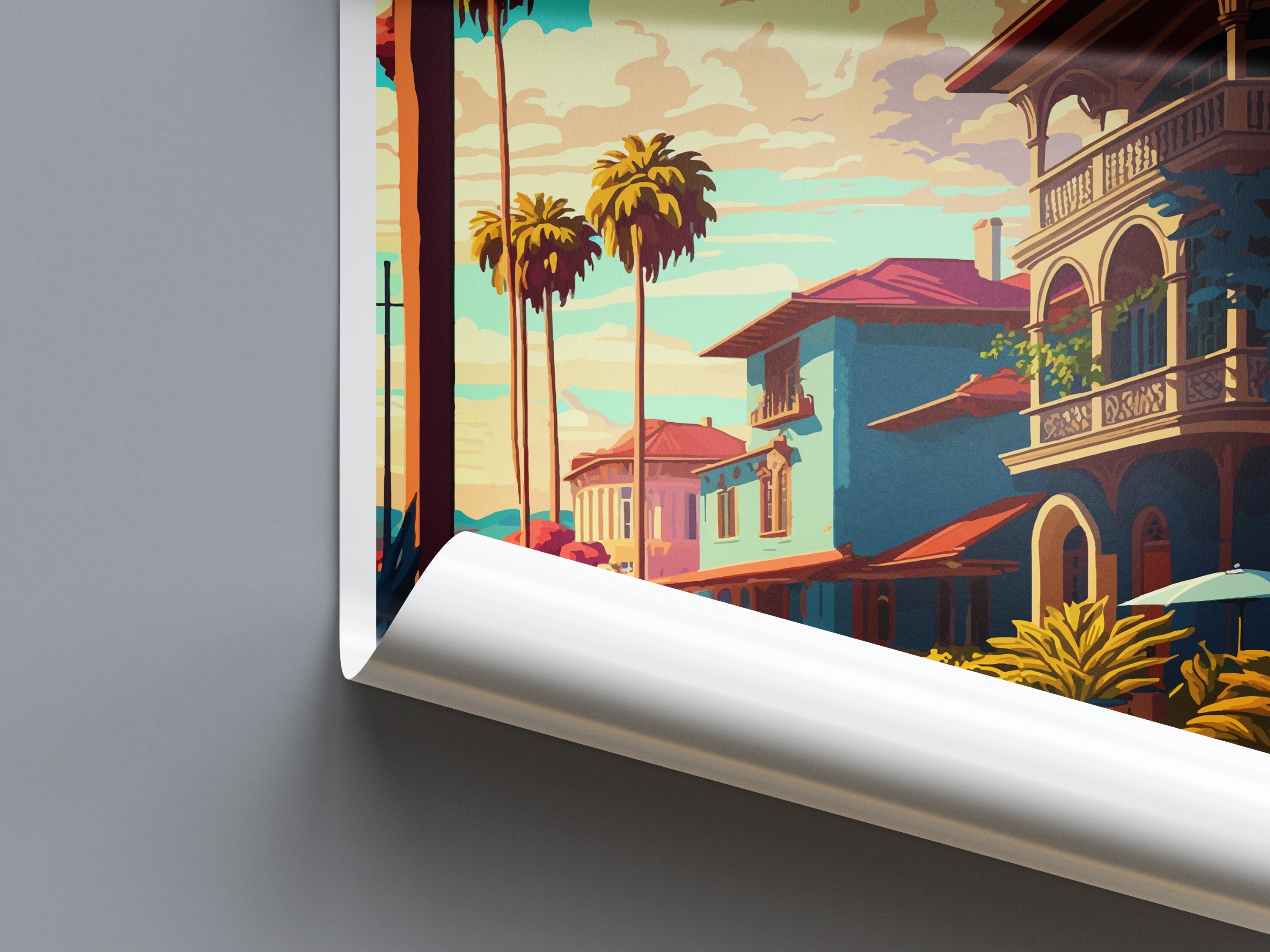 Santa Barbara Travel Print