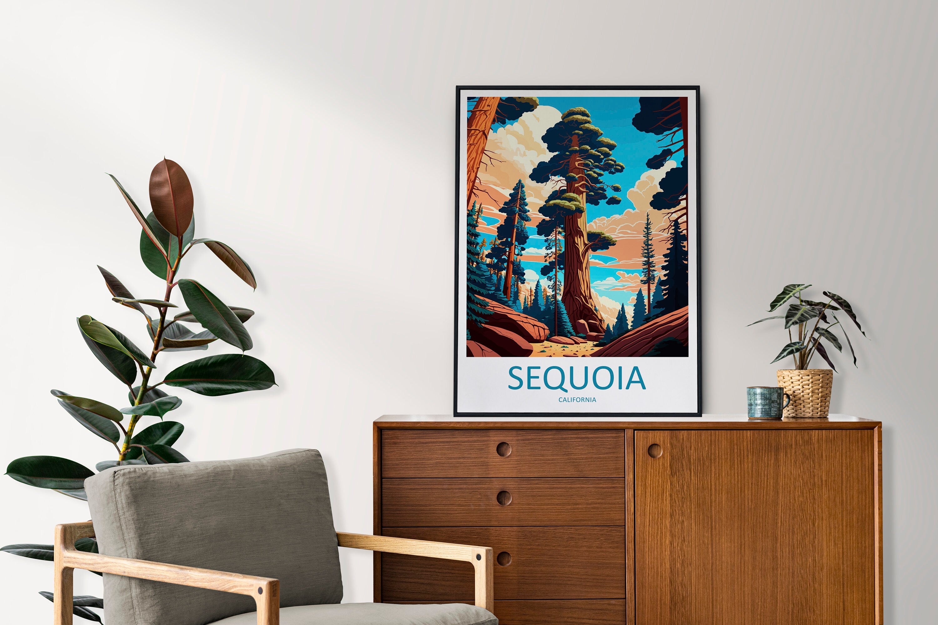 Sequoia National Park Travel Print