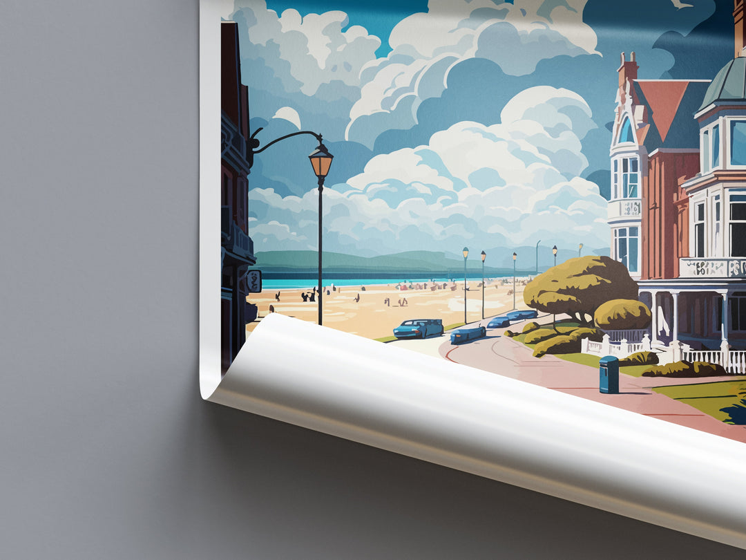 Bexhill-On-Sea Travel Print Wall Art Bexhill-On-Sea Wall Hanging Home Décor Bexhill-On-Sea Gift Art Lovers England Art Lover Gift Print