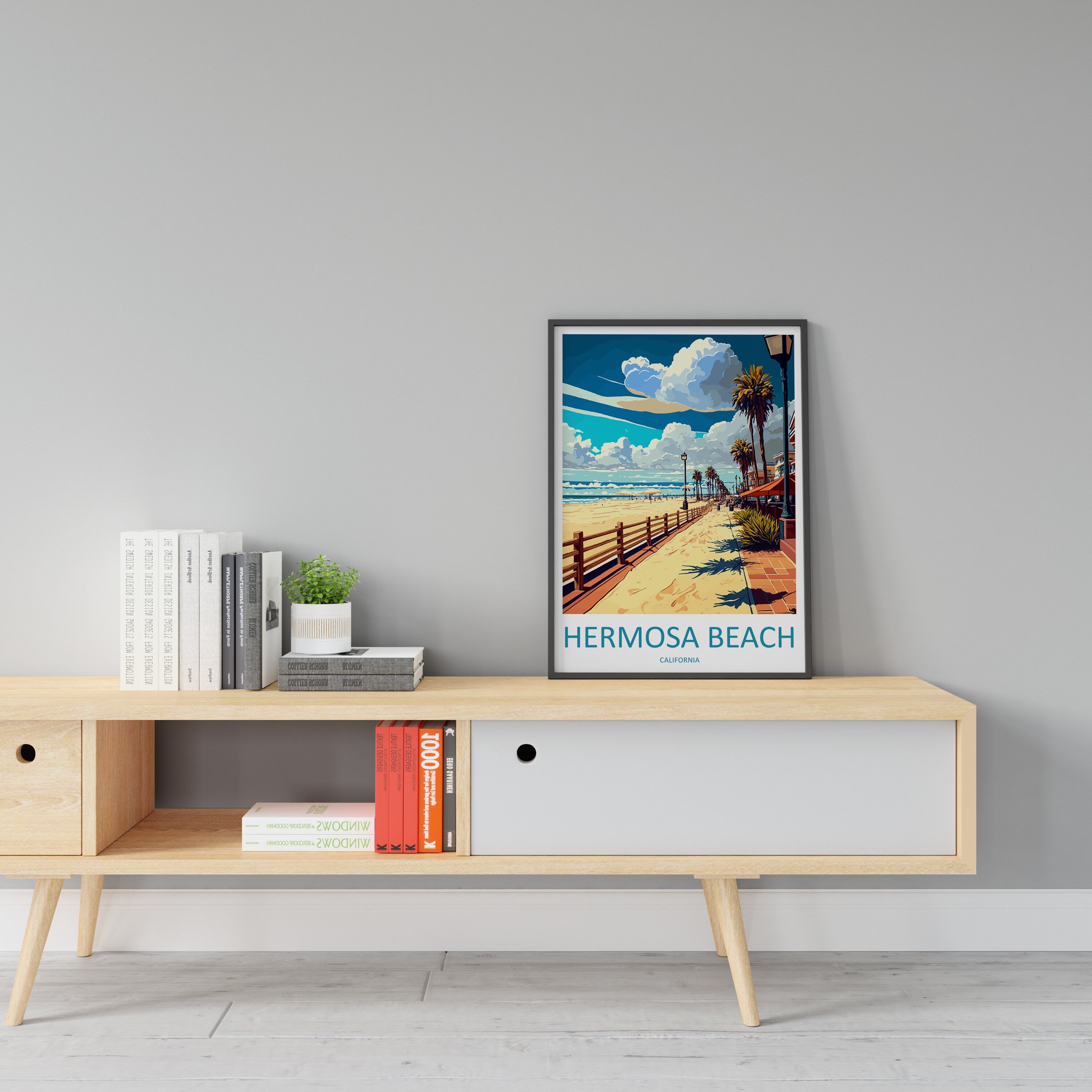 Hermosa Beach Travel Print