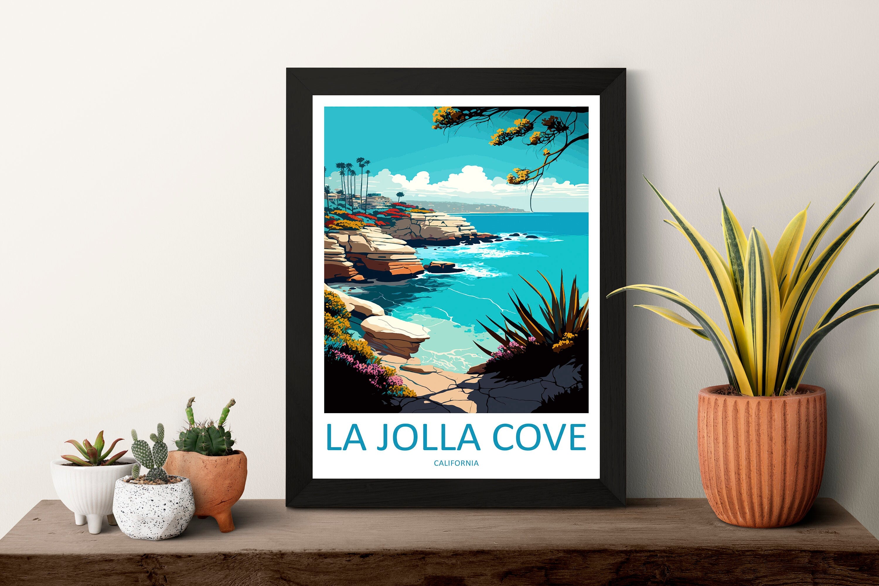 La Jolla Cove Travel Print