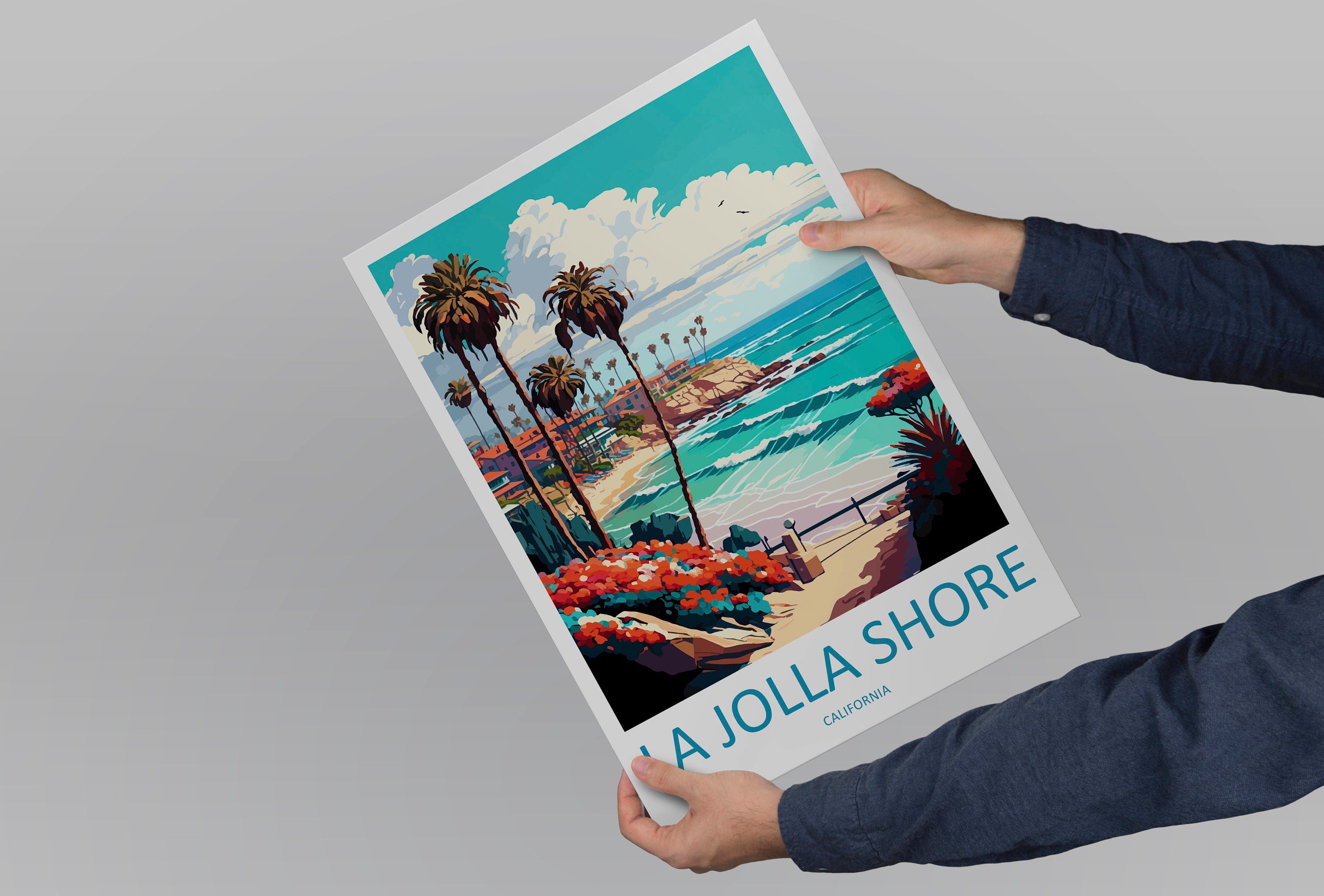 La Jolla Shore Travel Print