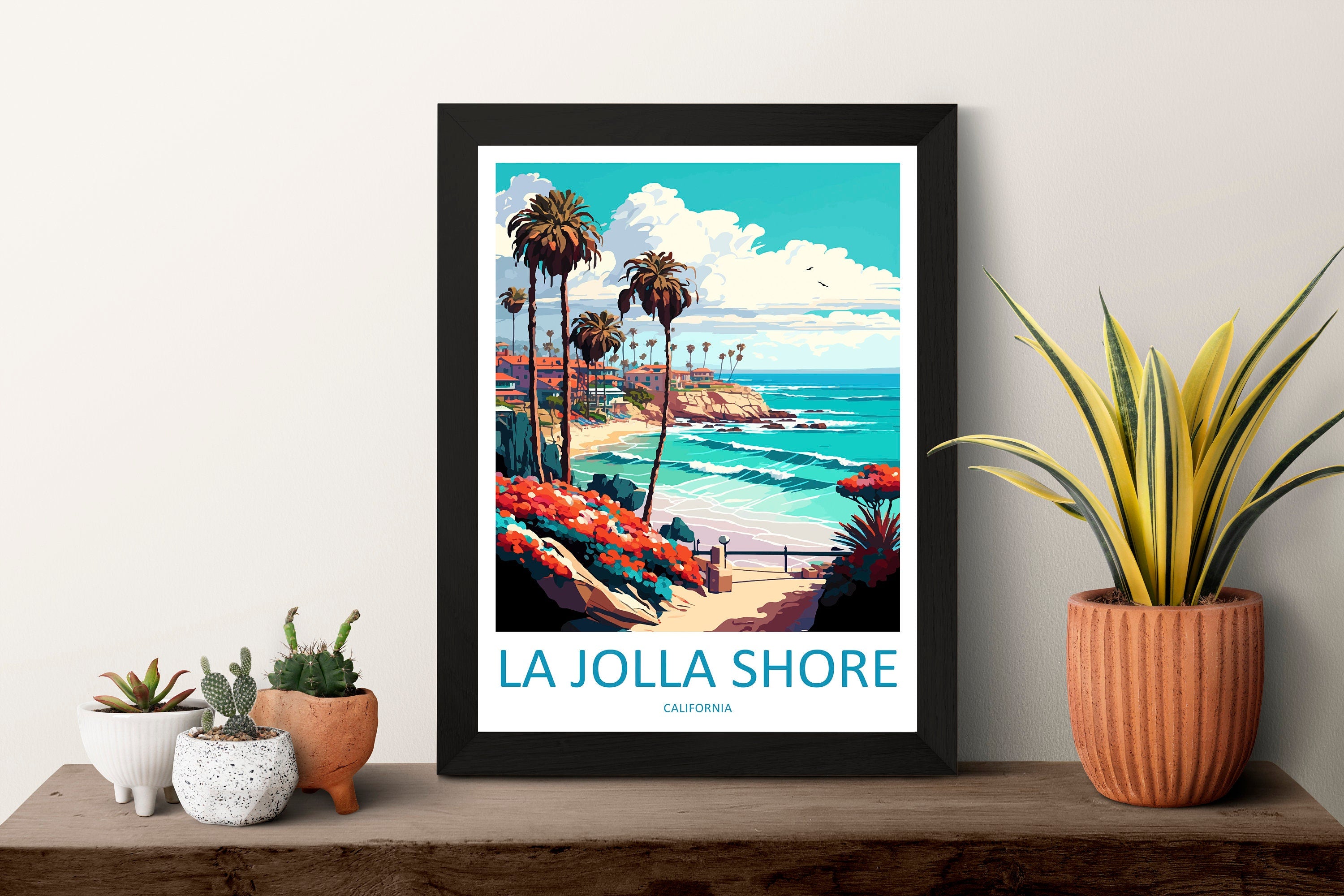 La Jolla Shore Travel Print