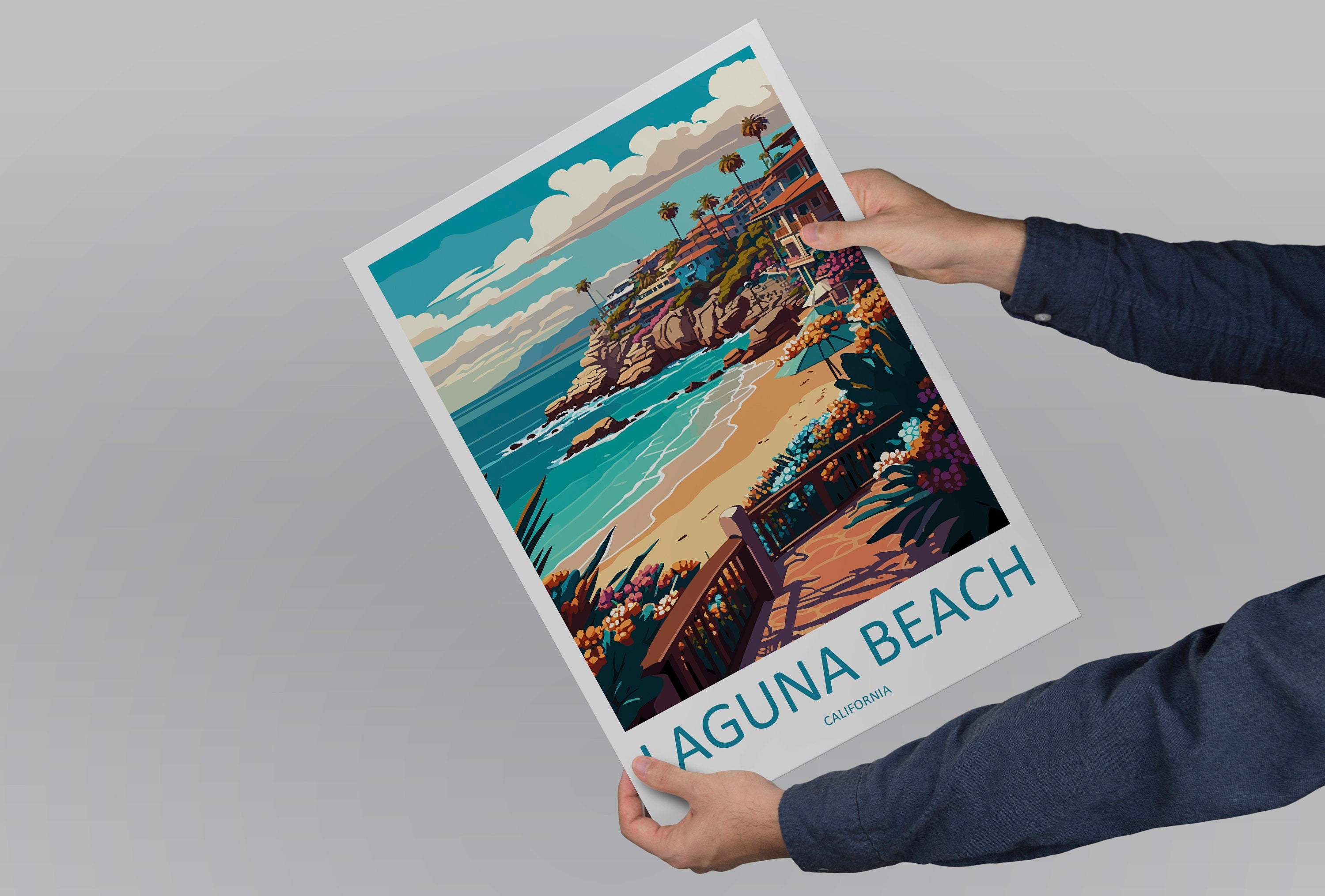 Laguna Beach Travel Print