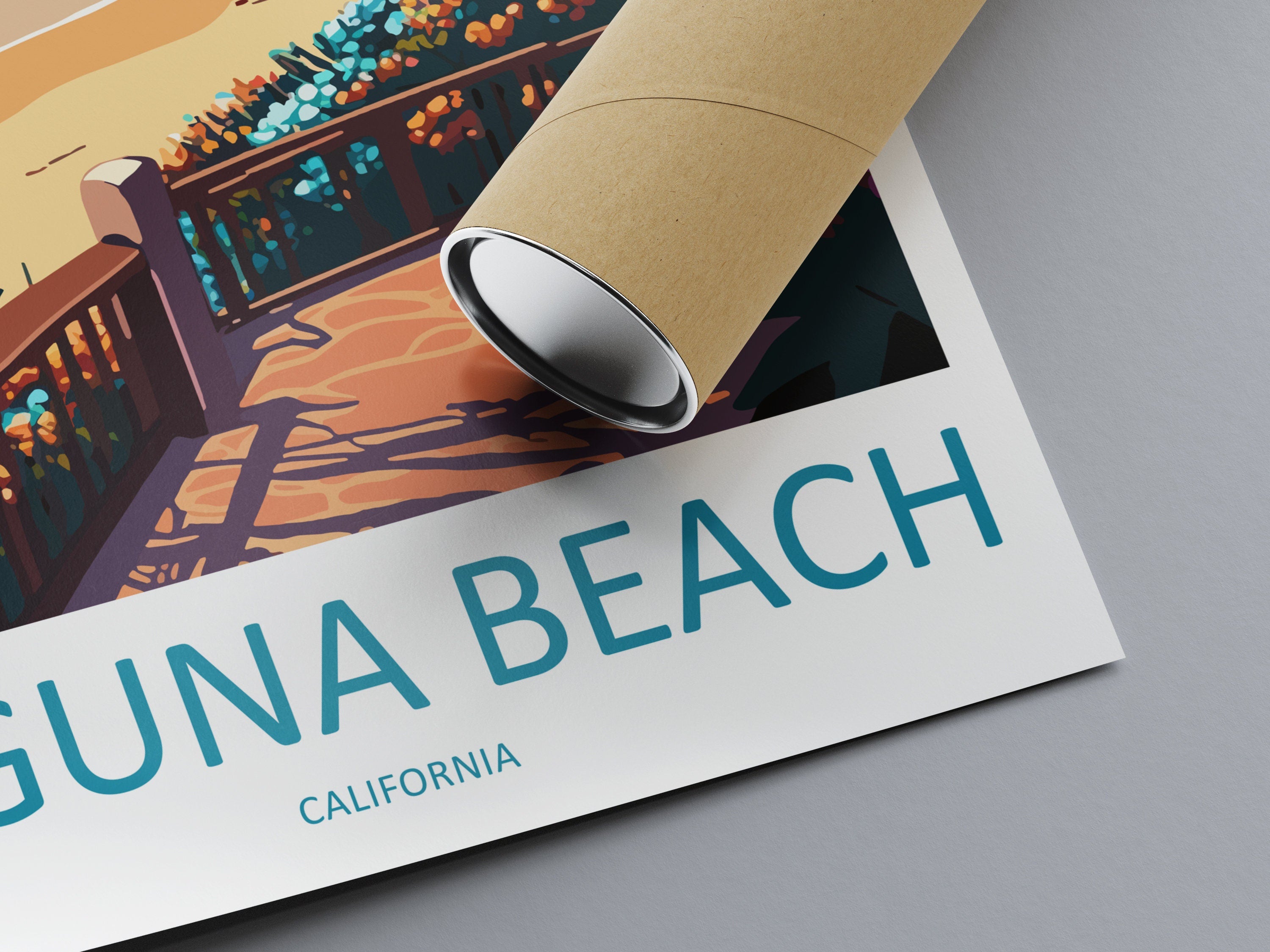 Laguna Beach Travel Print