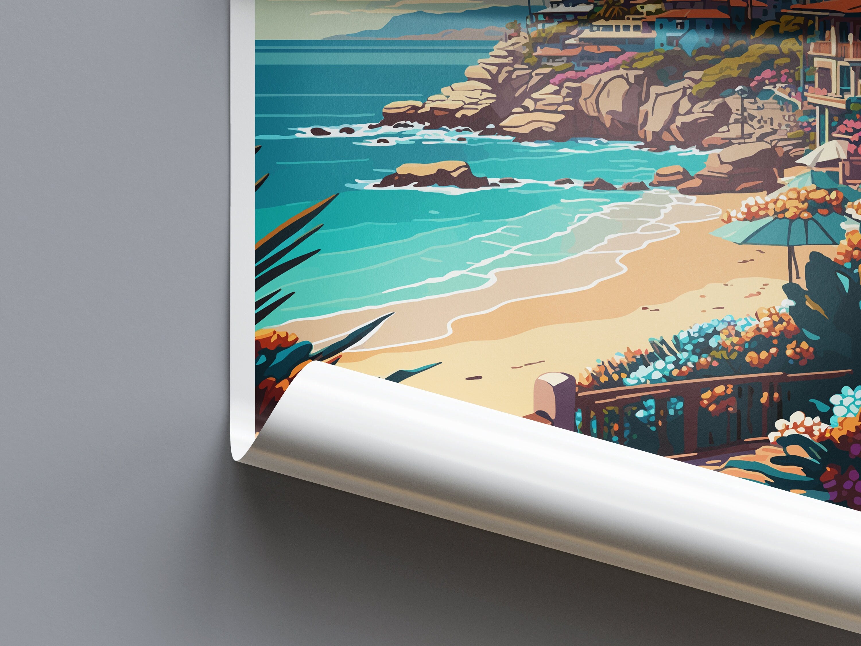 Laguna Beach Travel Print