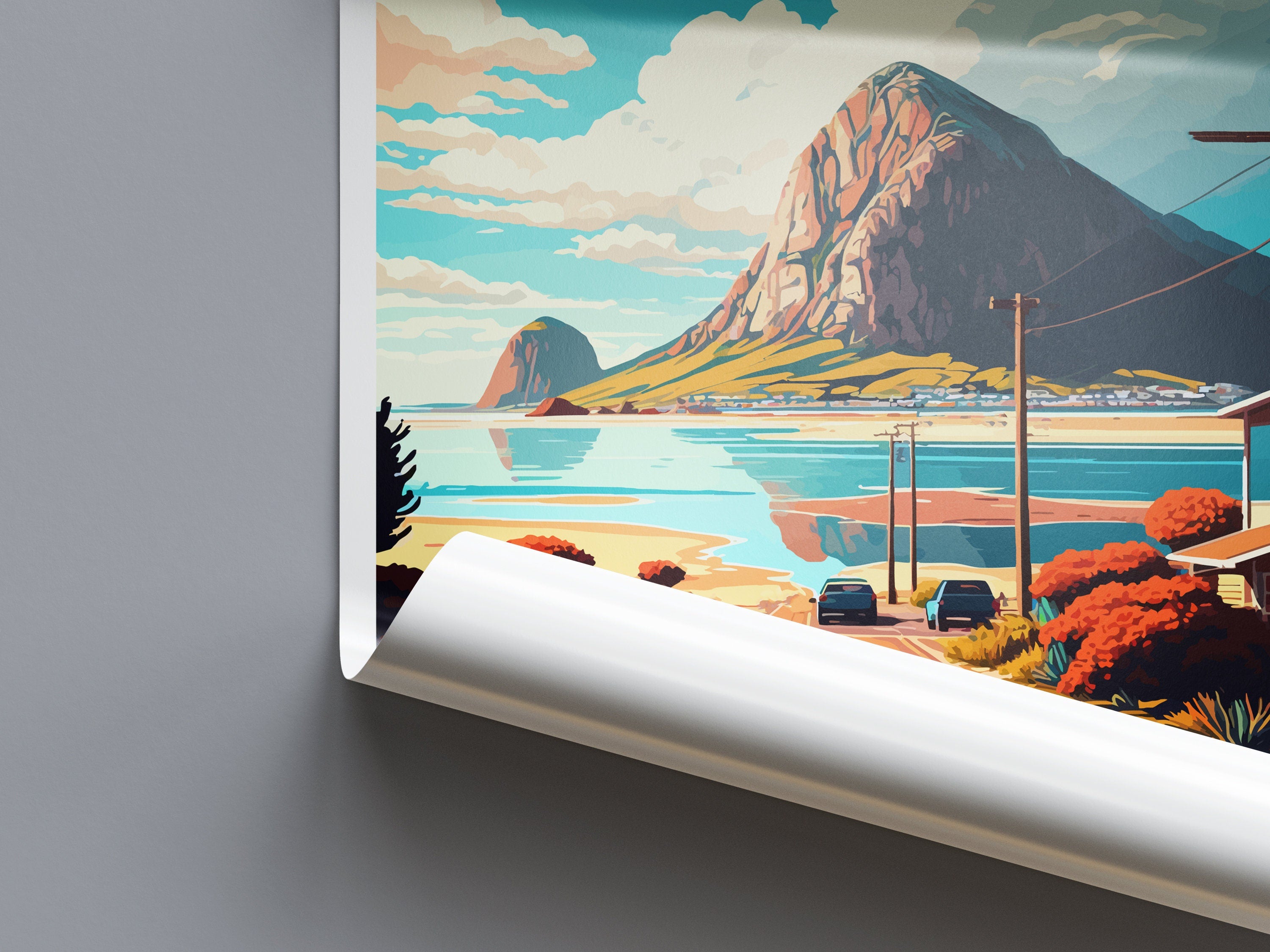 Morro Bay Travel Print