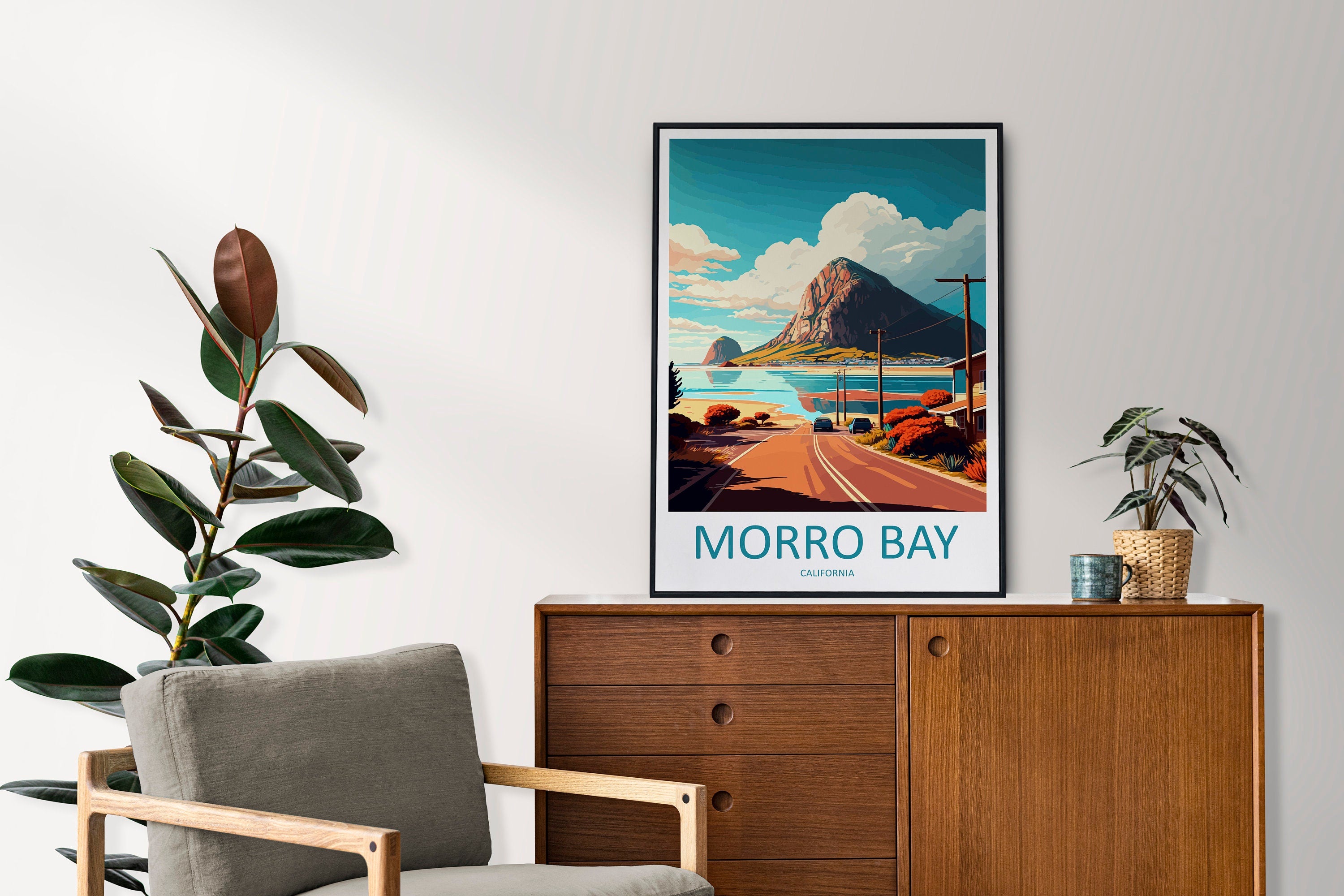 Morro Bay Travel Print