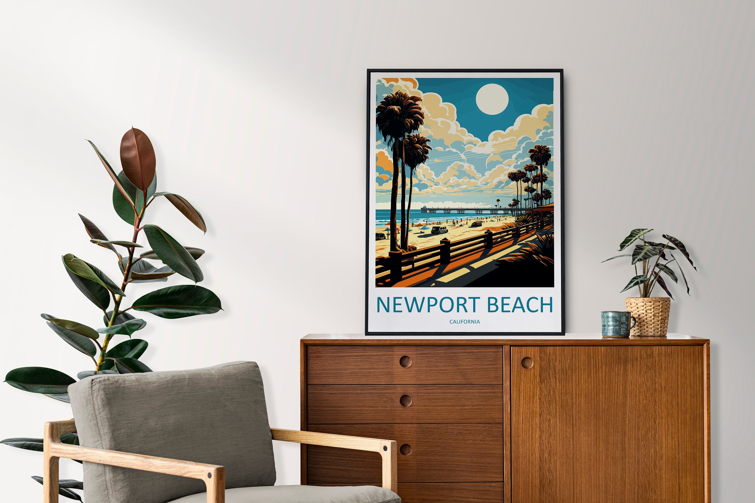 Newport Beach Travel Print