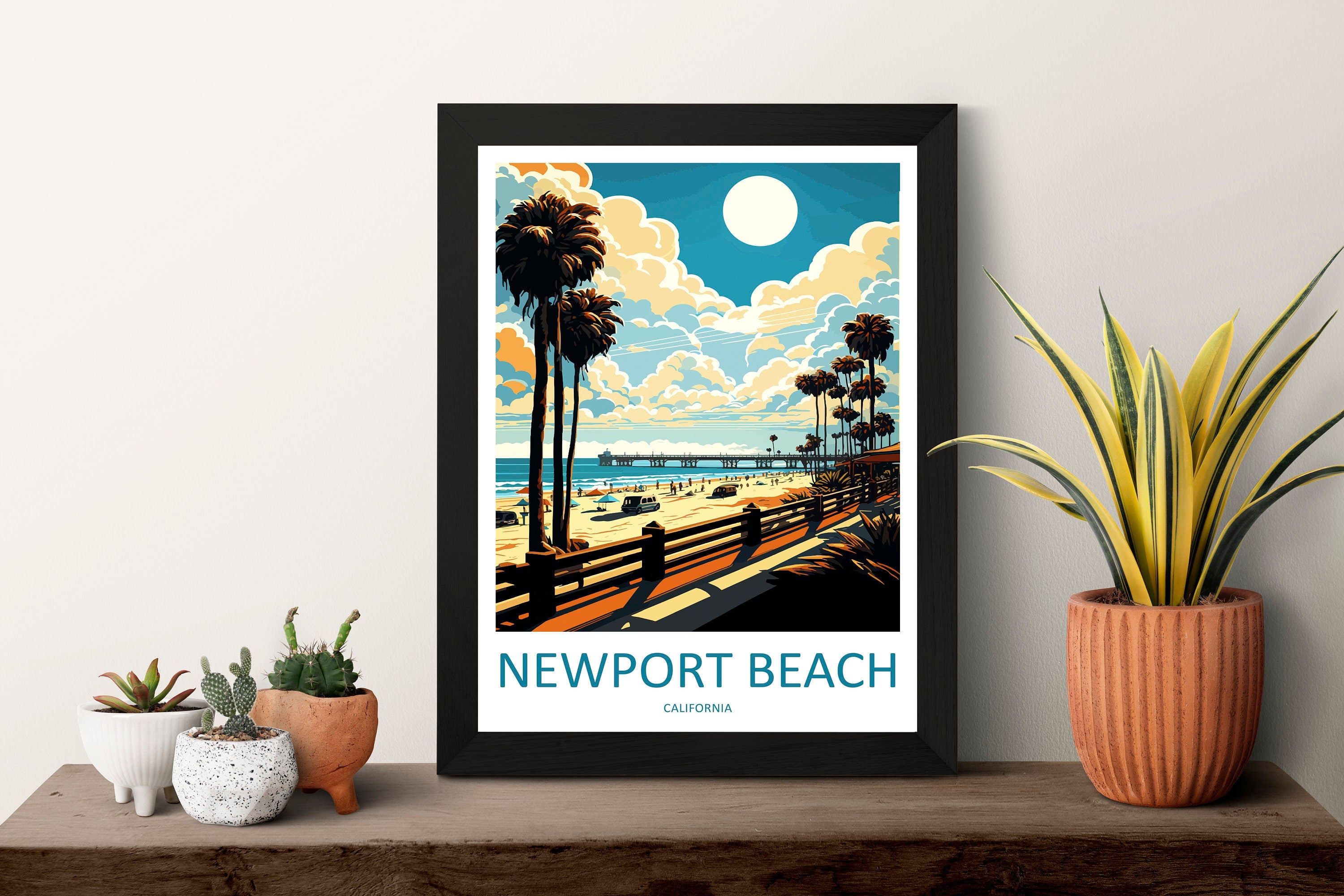 Newport Beach Travel Print