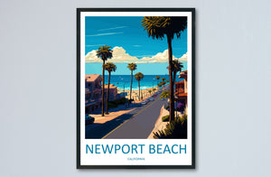 Newport Beach Travel Print