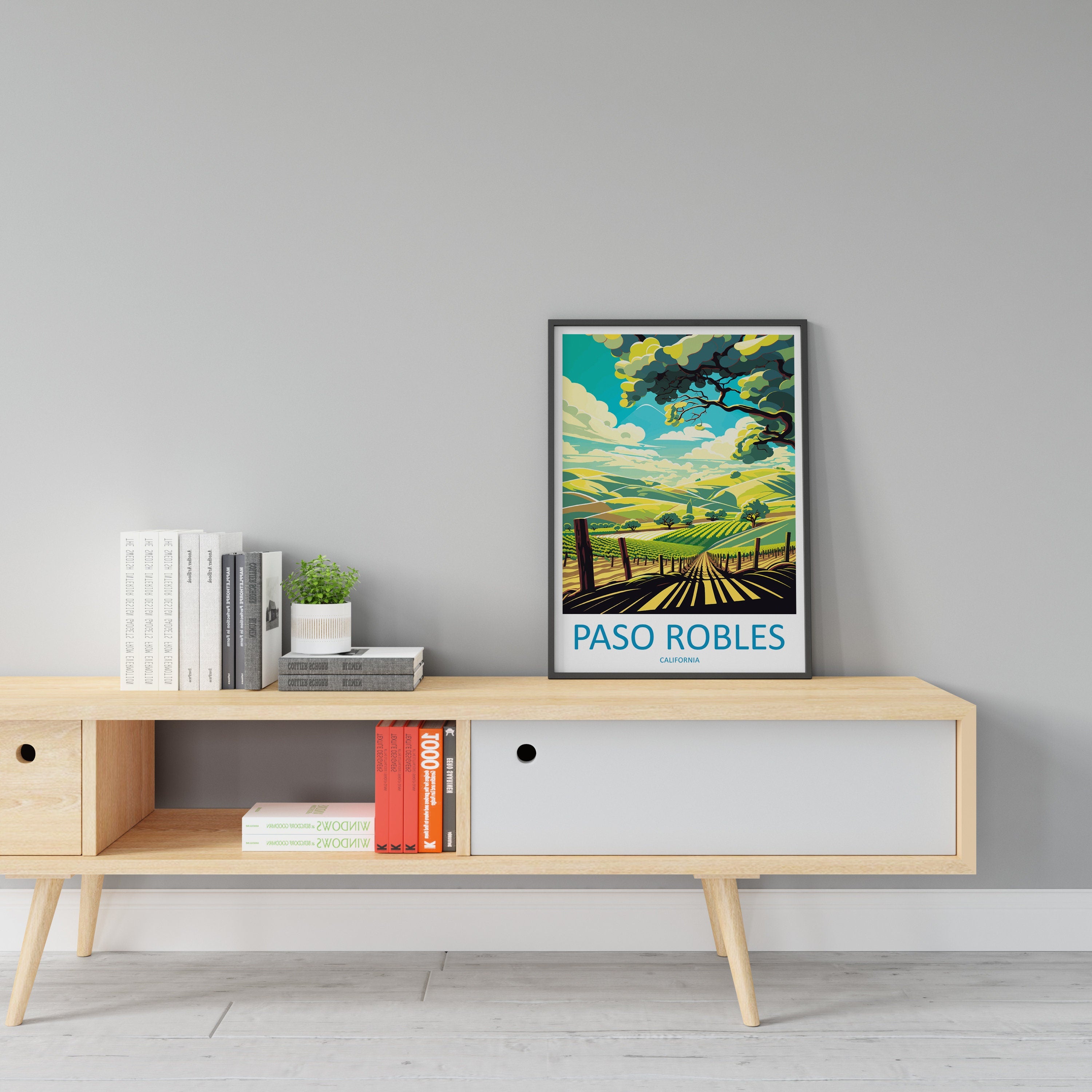 Paso Robles Travel Print