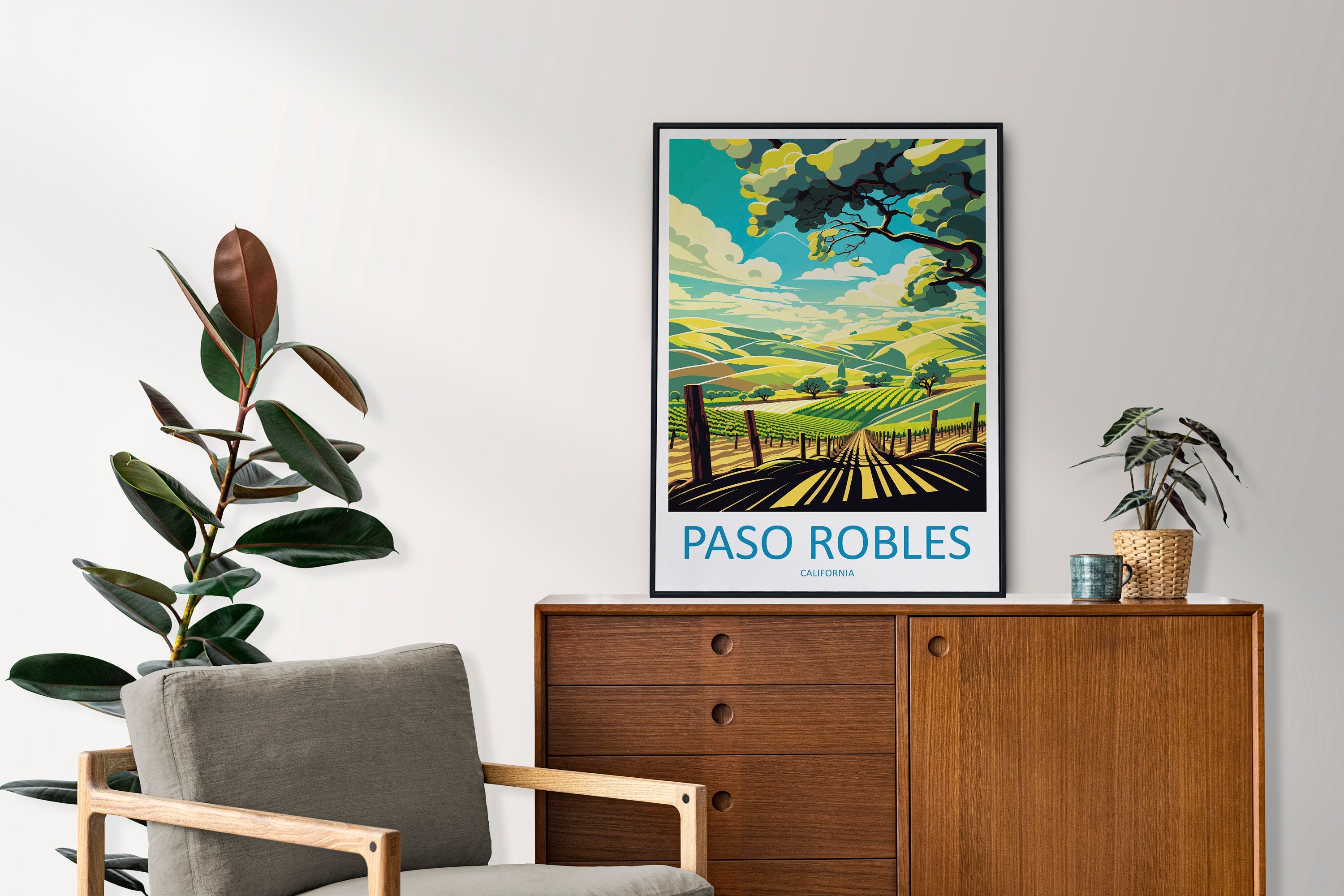 Paso Robles Travel Print