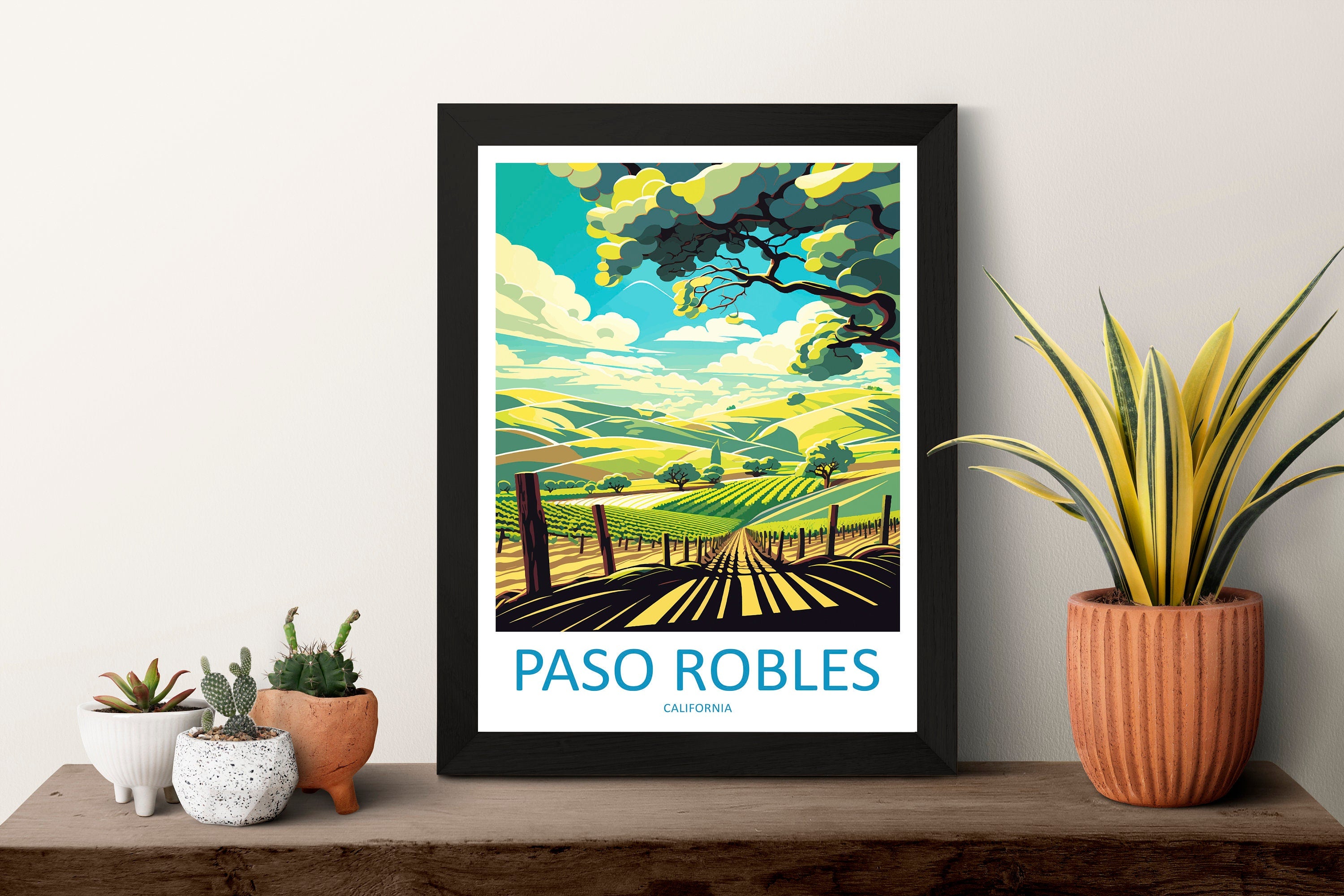 Paso Robles Travel Print